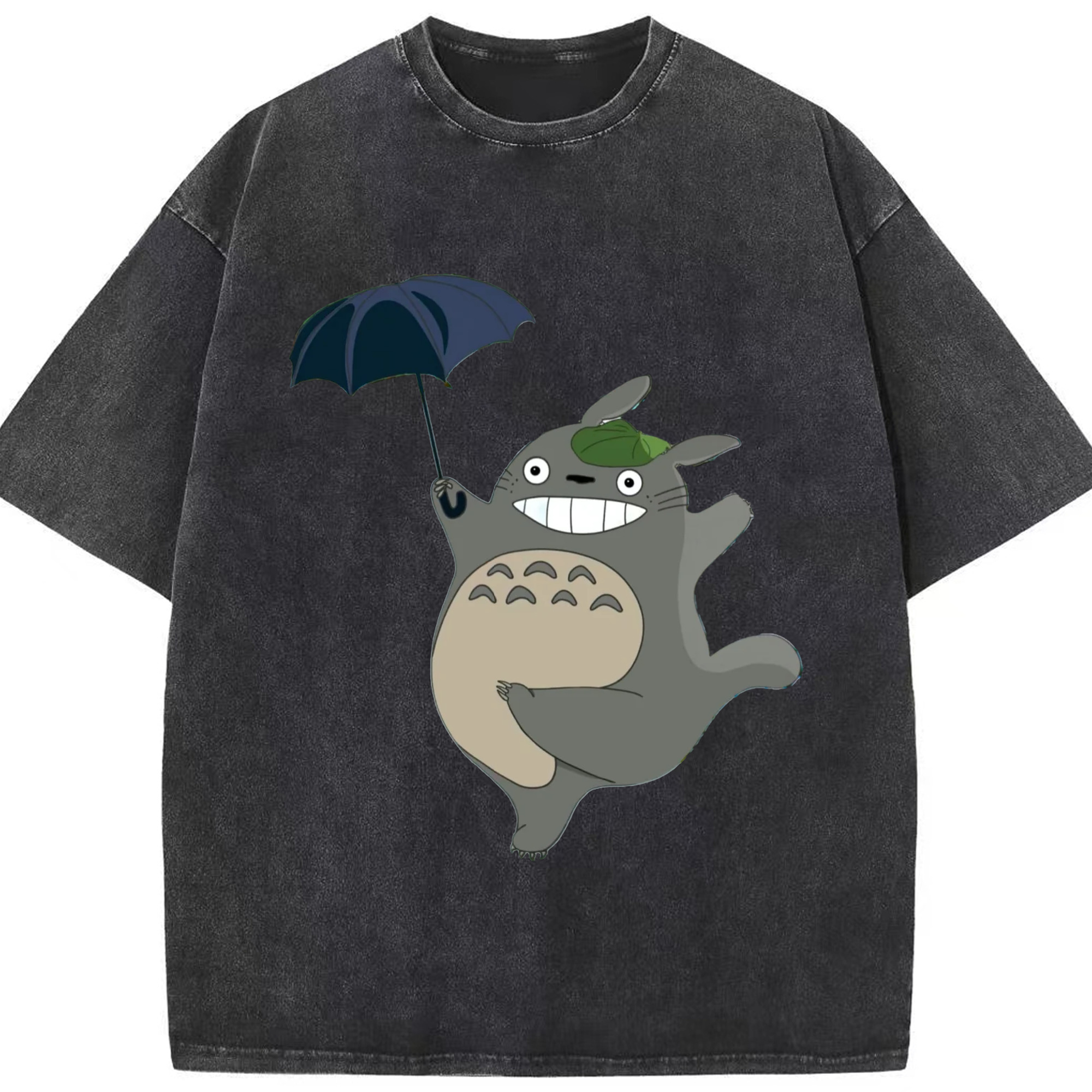 （画像用） となりのトトロ 草壁メイ 草壁サツキ My Neighbor Totoro Satsuki Kusakabe Mei Kusakabe 綿100% ヴィンテージ風 半袖Tシャツ（フロントプリント）