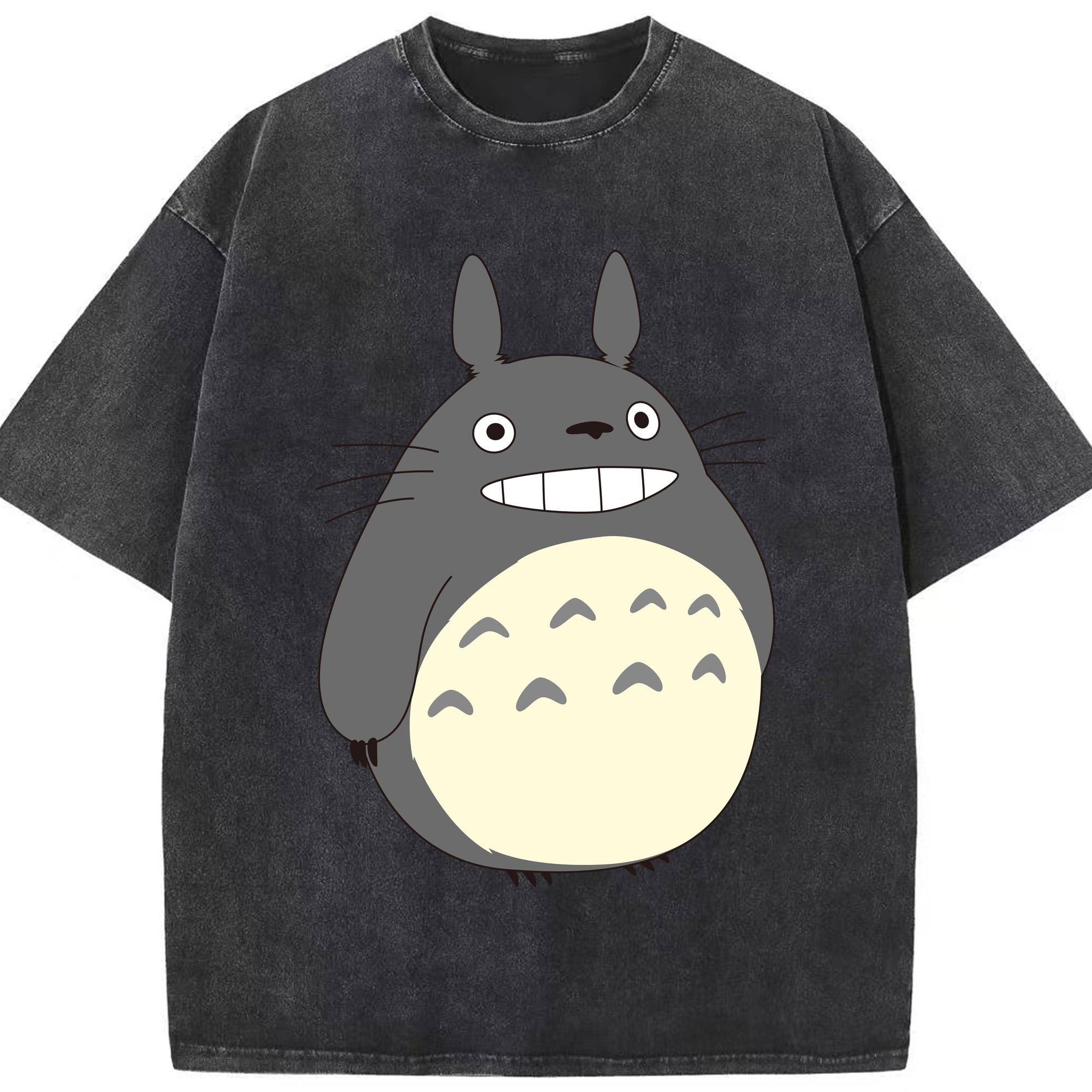 （画像用） となりのトトロ 草壁メイ 草壁サツキ My Neighbor Totoro Satsuki Kusakabe Mei Kusakabe 綿100% ヴィンテージ風 半袖Tシャツ（フロントプリント）