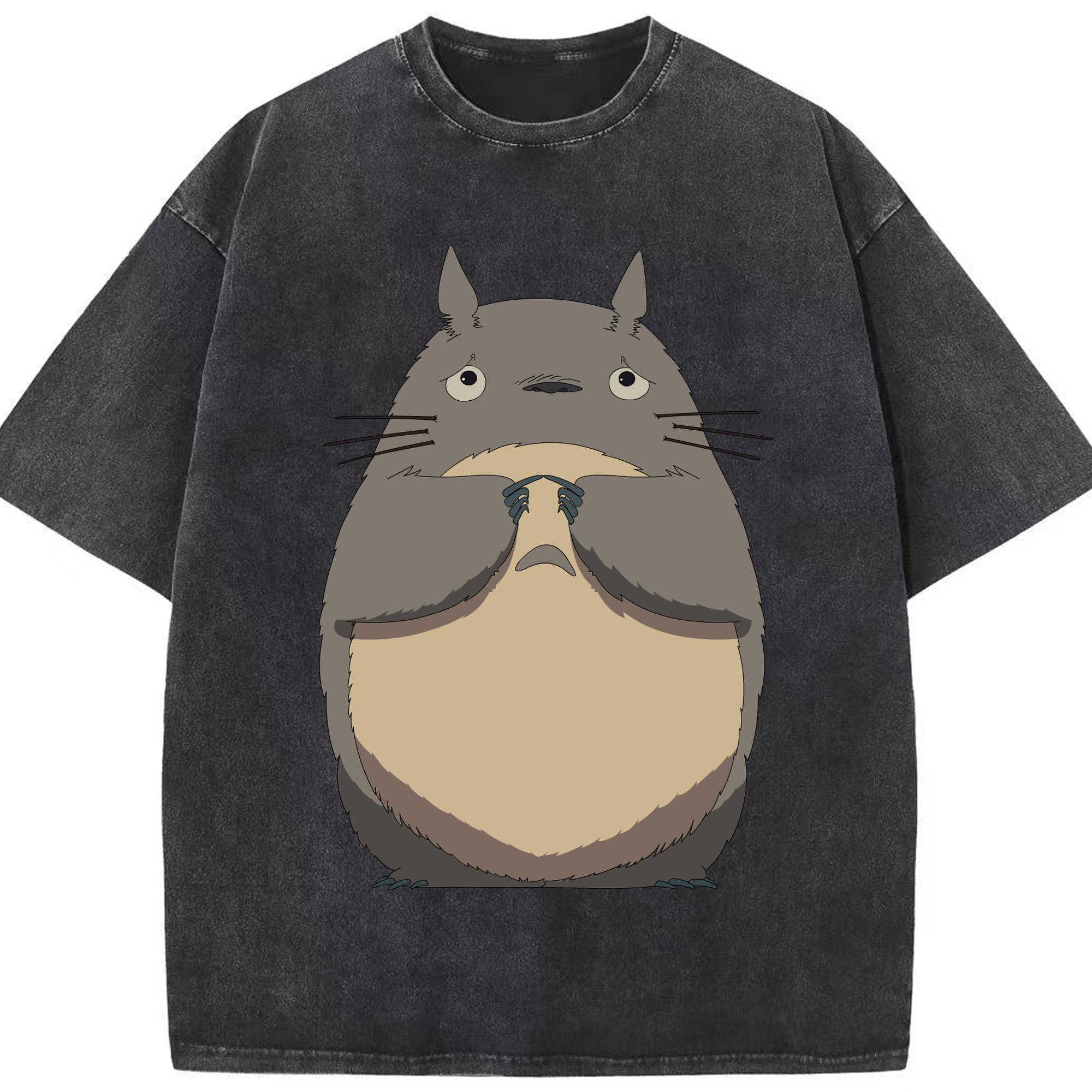 （画像用） となりのトトロ 草壁メイ 草壁サツキ My Neighbor Totoro Satsuki Kusakabe Mei Kusakabe 綿100% ヴィンテージ風 半袖Tシャツ（フロントプリント）