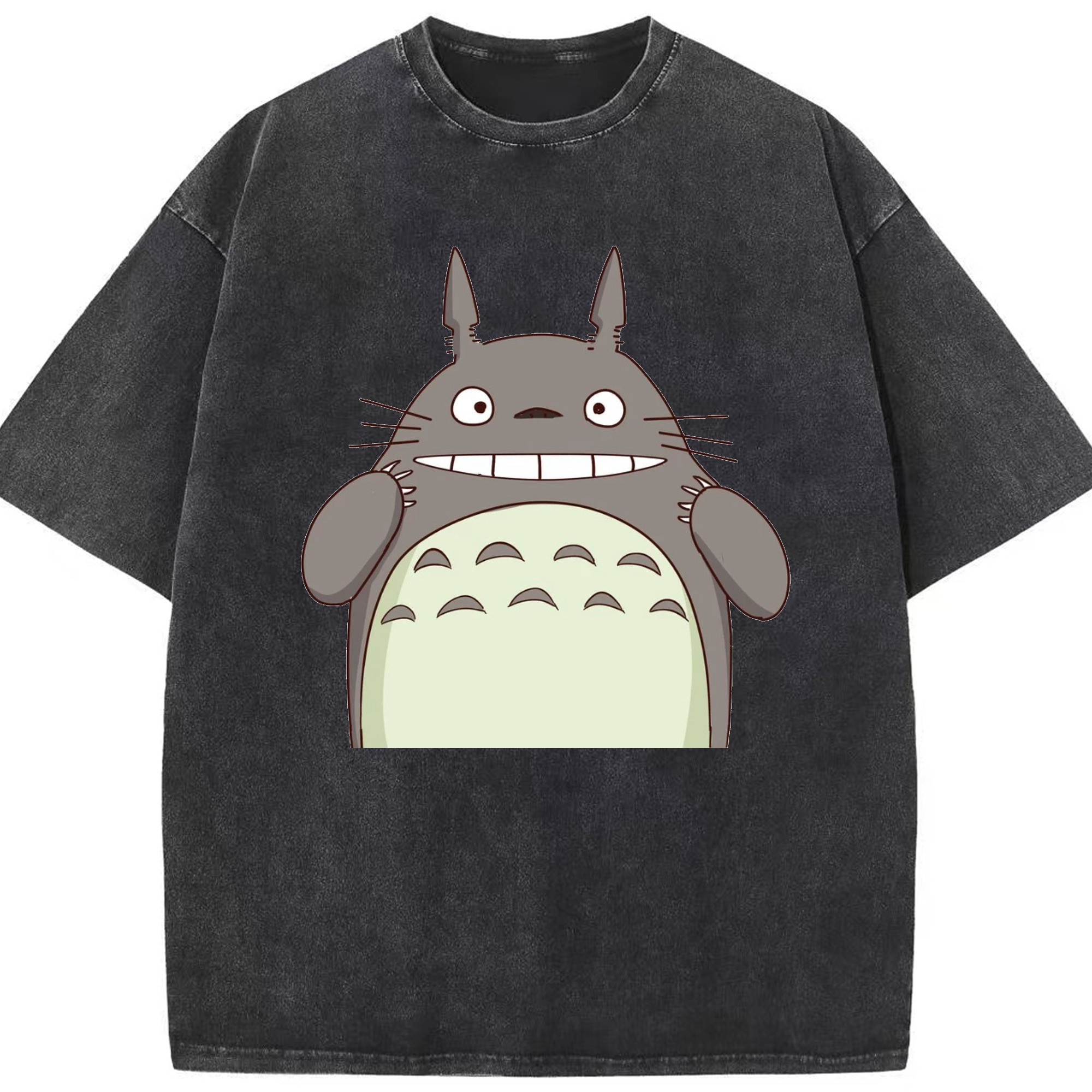（画像用） となりのトトロ 草壁メイ 草壁サツキ My Neighbor Totoro Satsuki Kusakabe Mei Kusakabe 綿100% ヴィンテージ風 半袖Tシャツ（フロントプリント）