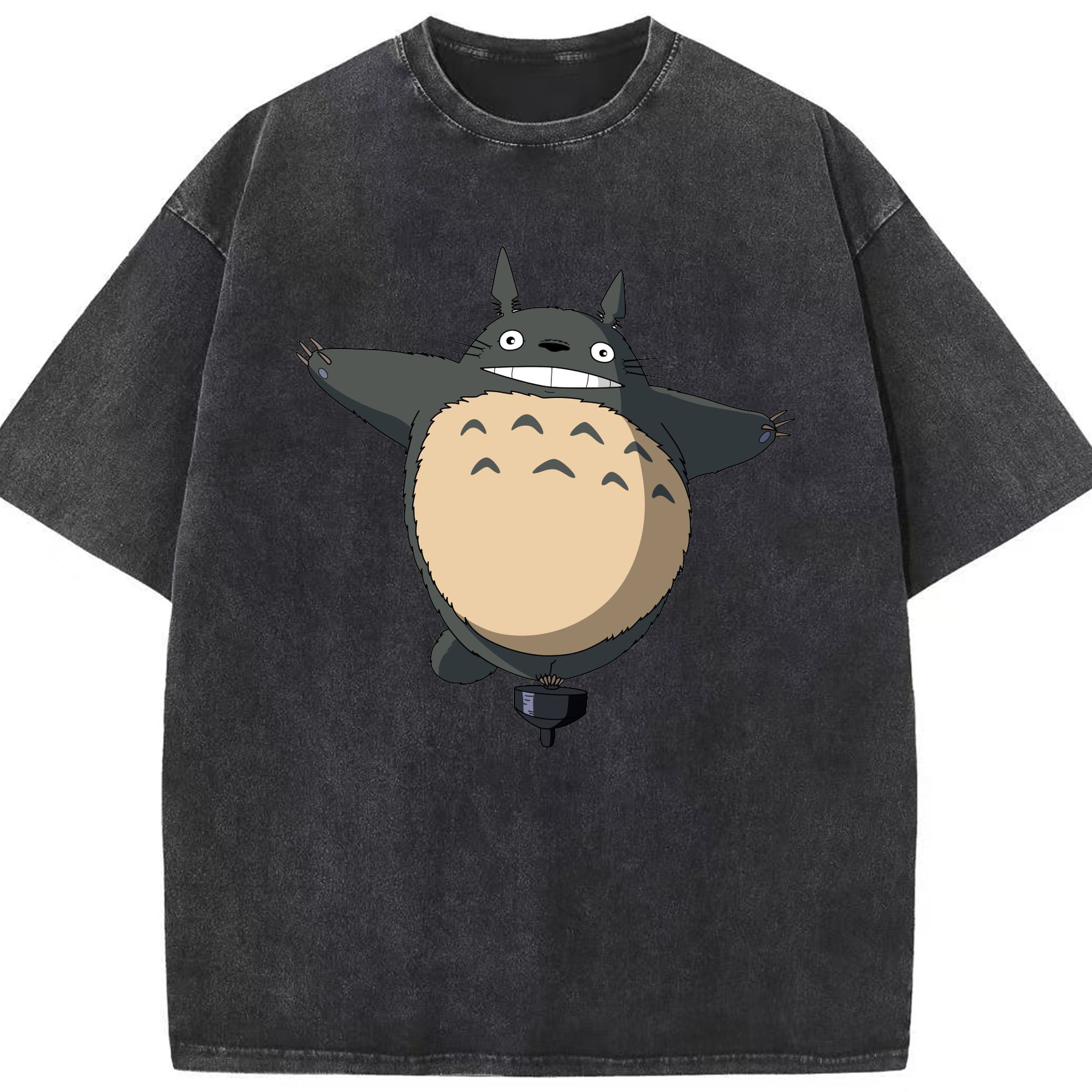 （画像用） となりのトトロ 草壁メイ 草壁サツキ My Neighbor Totoro Satsuki Kusakabe Mei Kusakabe 綿100% ヴィンテージ風 半袖Tシャツ（フロントプリント）