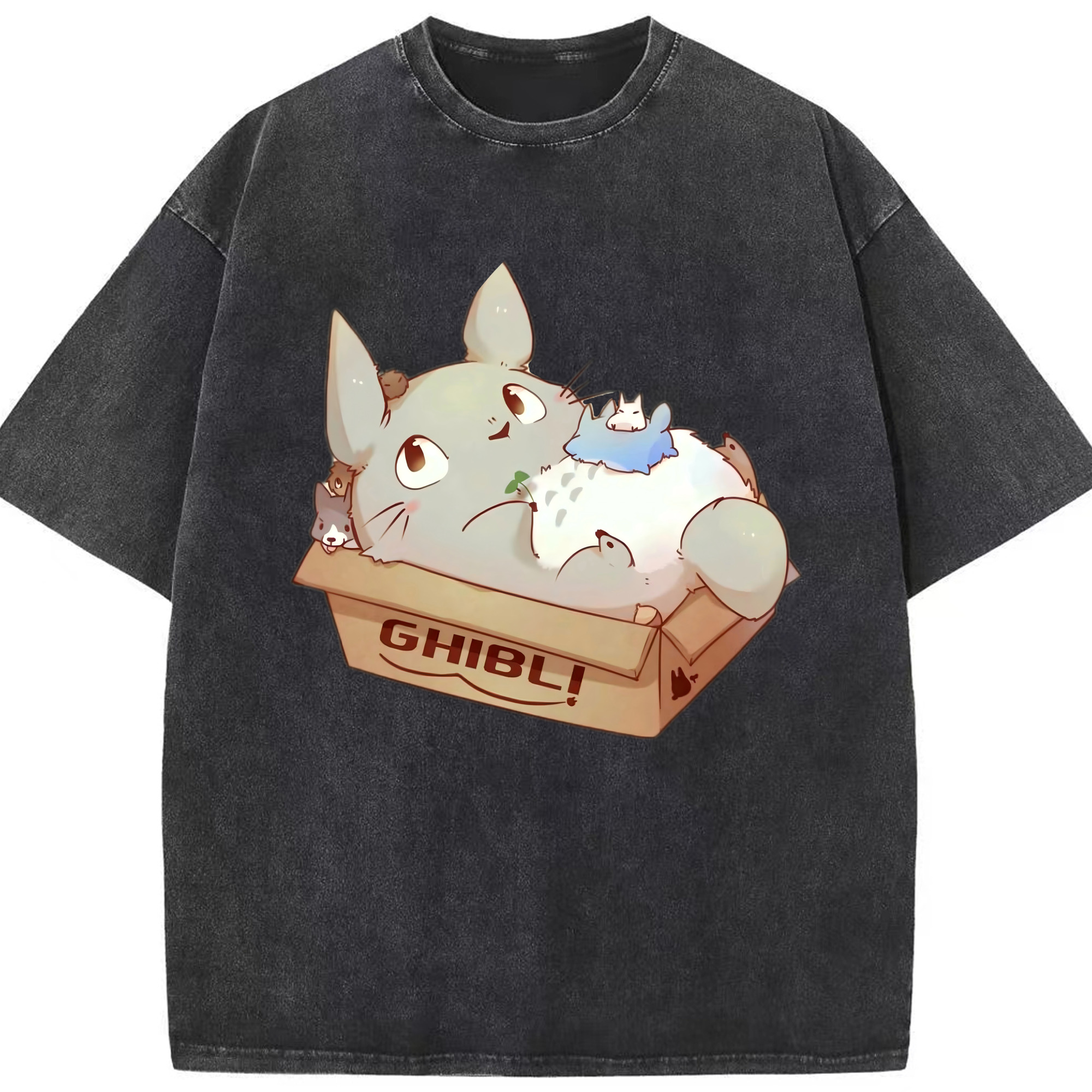 （画像用） となりのトトロ 草壁メイ 草壁サツキ My Neighbor Totoro Satsuki Kusakabe Mei Kusakabe 綿100% ヴィンテージ風 半袖Tシャツ（フロントプリント）