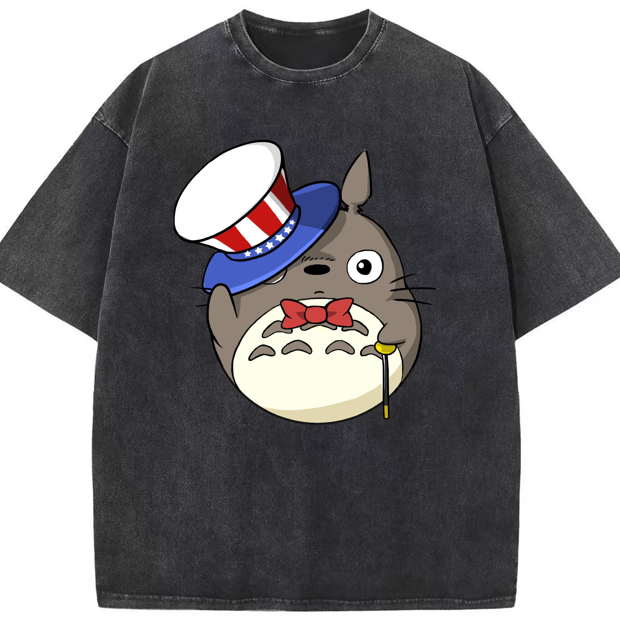 （画像用） となりのトトロ 草壁メイ 草壁サツキ My Neighbor Totoro Satsuki Kusakabe Mei Kusakabe 綿100% ヴィンテージ風 半袖Tシャツ（フロントプリント）