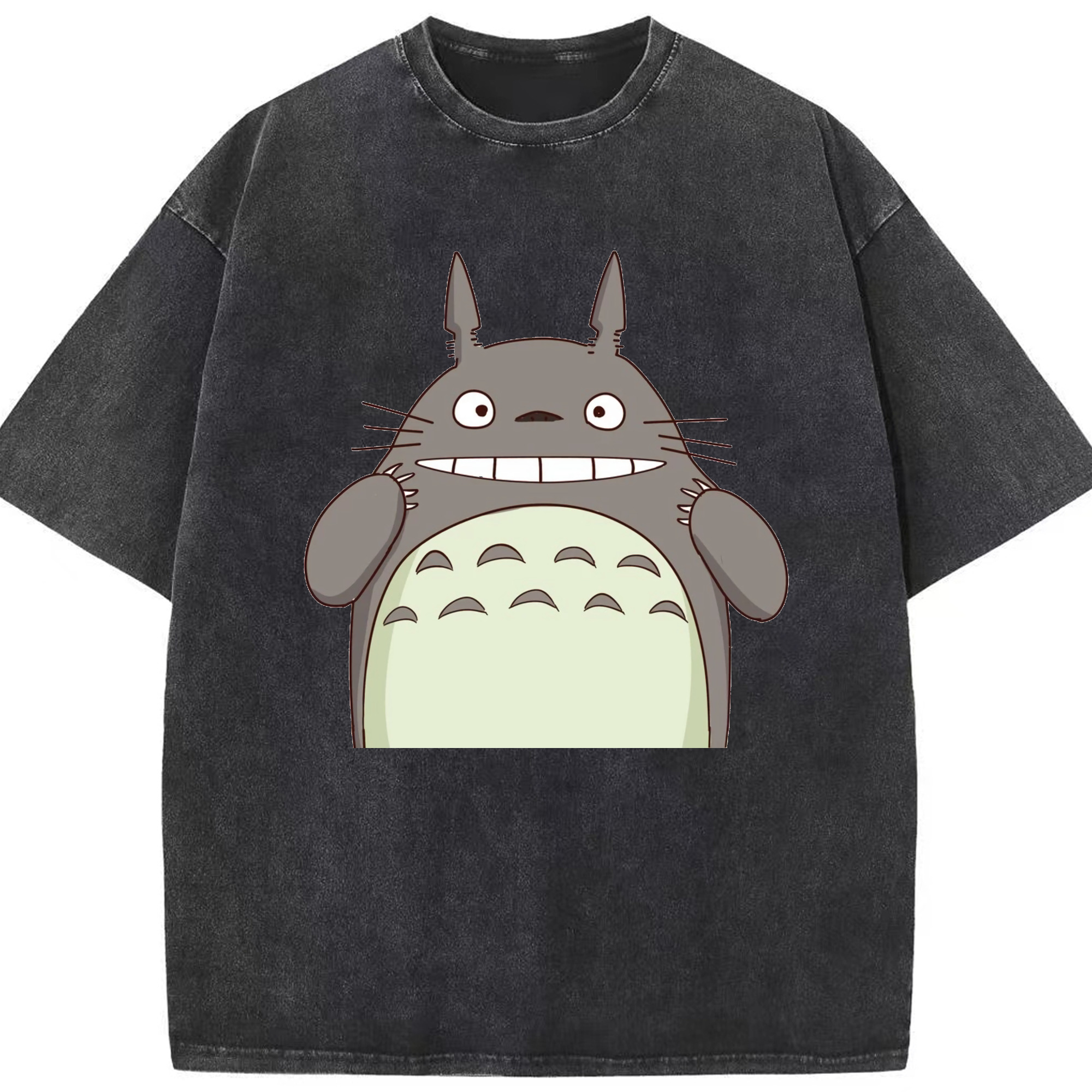 （画像用） となりのトトロ 草壁メイ 草壁サツキ My Neighbor Totoro Satsuki Kusakabe Mei Kusakabe 綿100% ヴィンテージ風 半袖Tシャツ（フロントプリント）