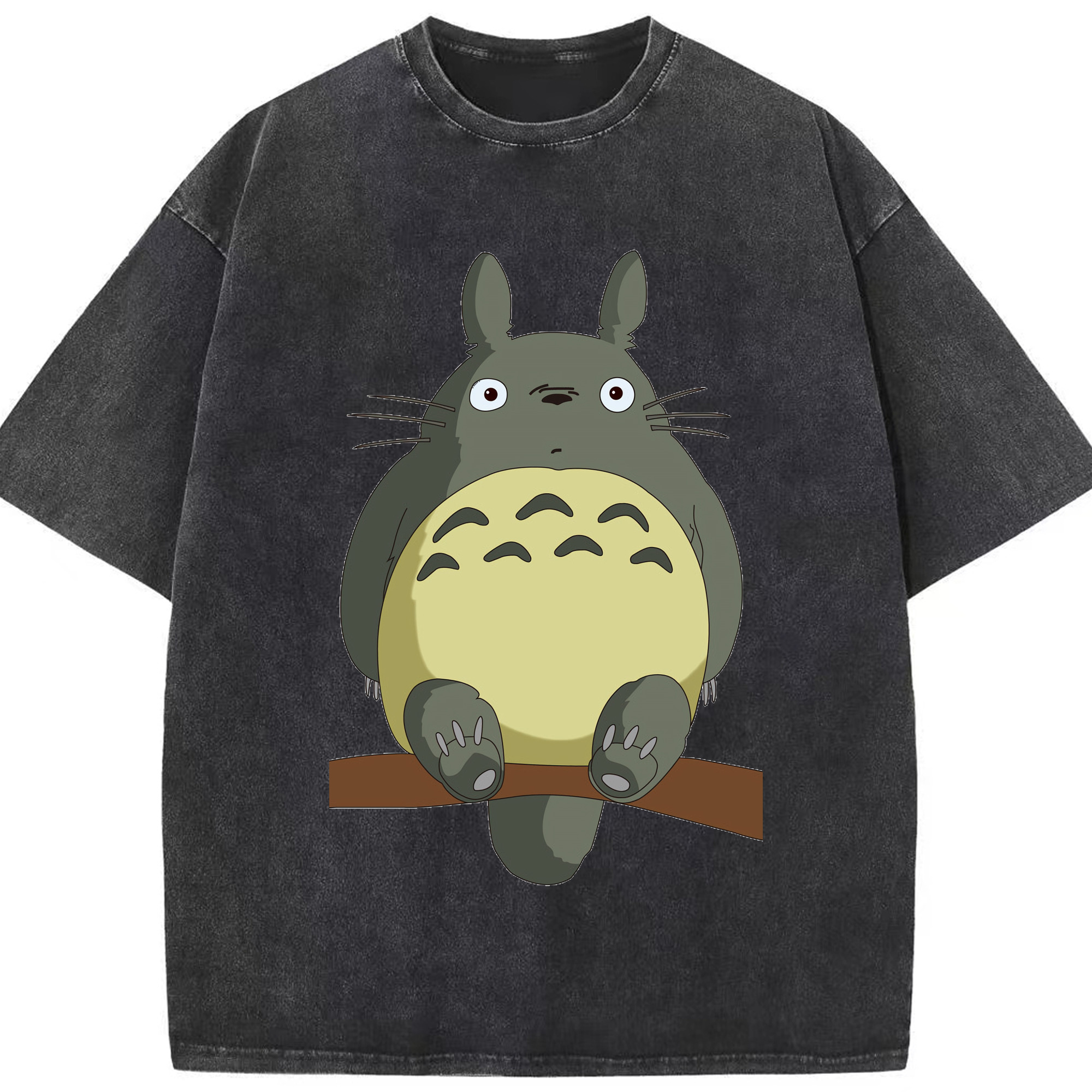 （画像用） となりのトトロ 草壁メイ 草壁サツキ My Neighbor Totoro Satsuki Kusakabe Mei Kusakabe 綿100% ヴィンテージ風 半袖Tシャツ（フロントプリント）