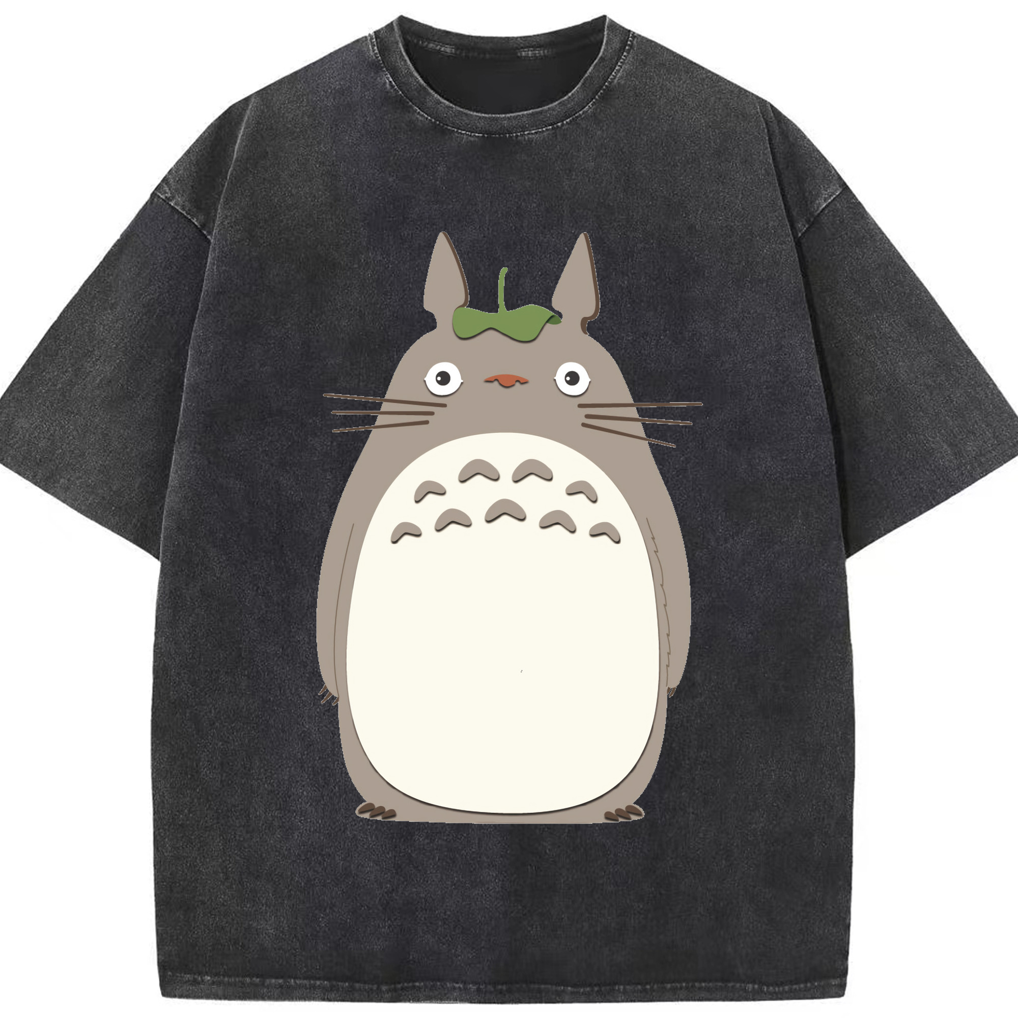（画像用） となりのトトロ 草壁メイ 草壁サツキ My Neighbor Totoro Satsuki Kusakabe Mei Kusakabe 綿100% ヴィンテージ風 半袖Tシャツ（フロントプリント）
