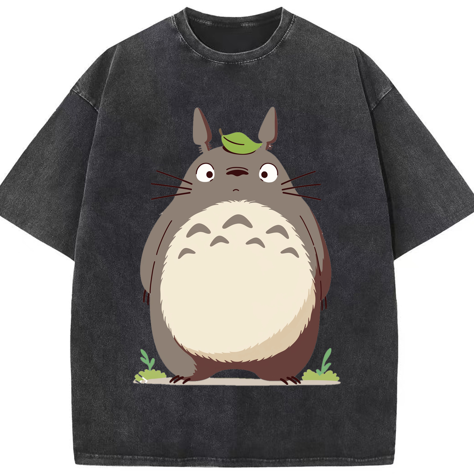 （画像用） となりのトトロ 草壁メイ 草壁サツキ My Neighbor Totoro Satsuki Kusakabe Mei Kusakabe 綿100% ヴィンテージ風 半袖Tシャツ（フロントプリント）