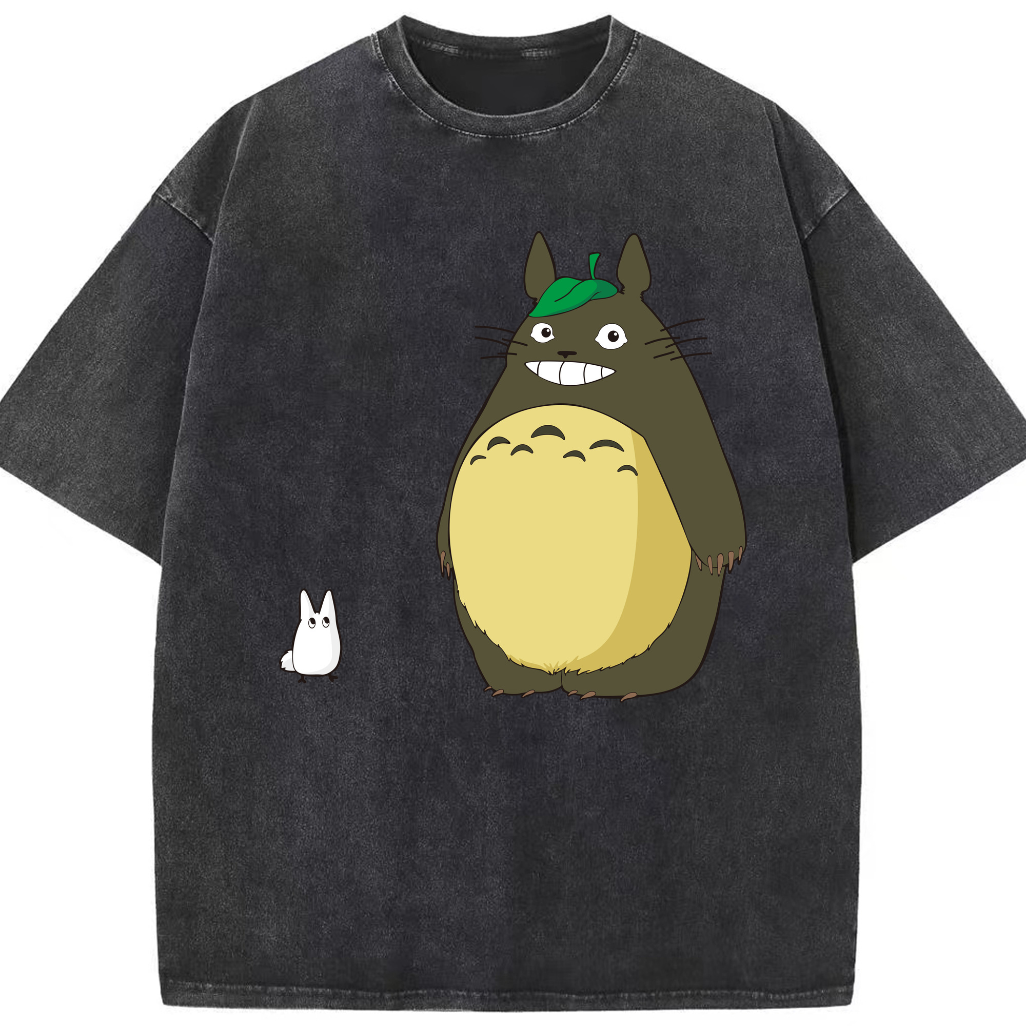 （画像用） となりのトトロ 草壁メイ 草壁サツキ My Neighbor Totoro Satsuki Kusakabe Mei Kusakabe 綿100% ヴィンテージ風 半袖Tシャツ（フロントプリント）