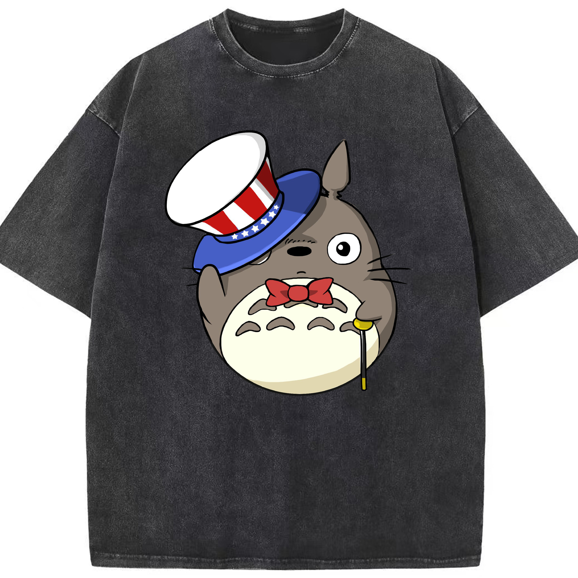 （画像用） となりのトトロ 草壁メイ 草壁サツキ My Neighbor Totoro Satsuki Kusakabe Mei Kusakabe 綿100% ヴィンテージ風 半袖Tシャツ（フロントプリント）