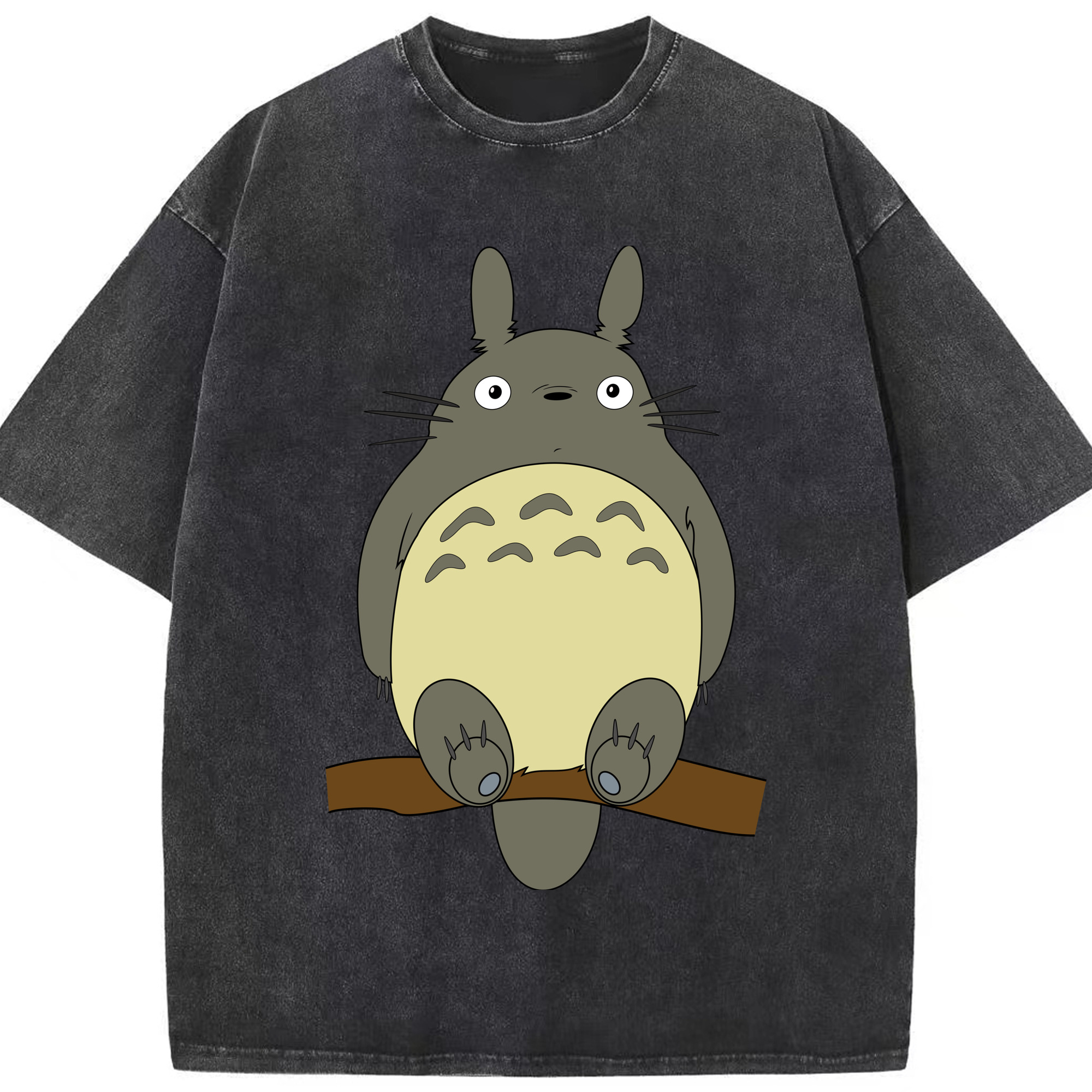 （画像用） となりのトトロ 草壁メイ 草壁サツキ My Neighbor Totoro Satsuki Kusakabe Mei Kusakabe 綿100% ヴィンテージ風 半袖Tシャツ（フロントプリント）