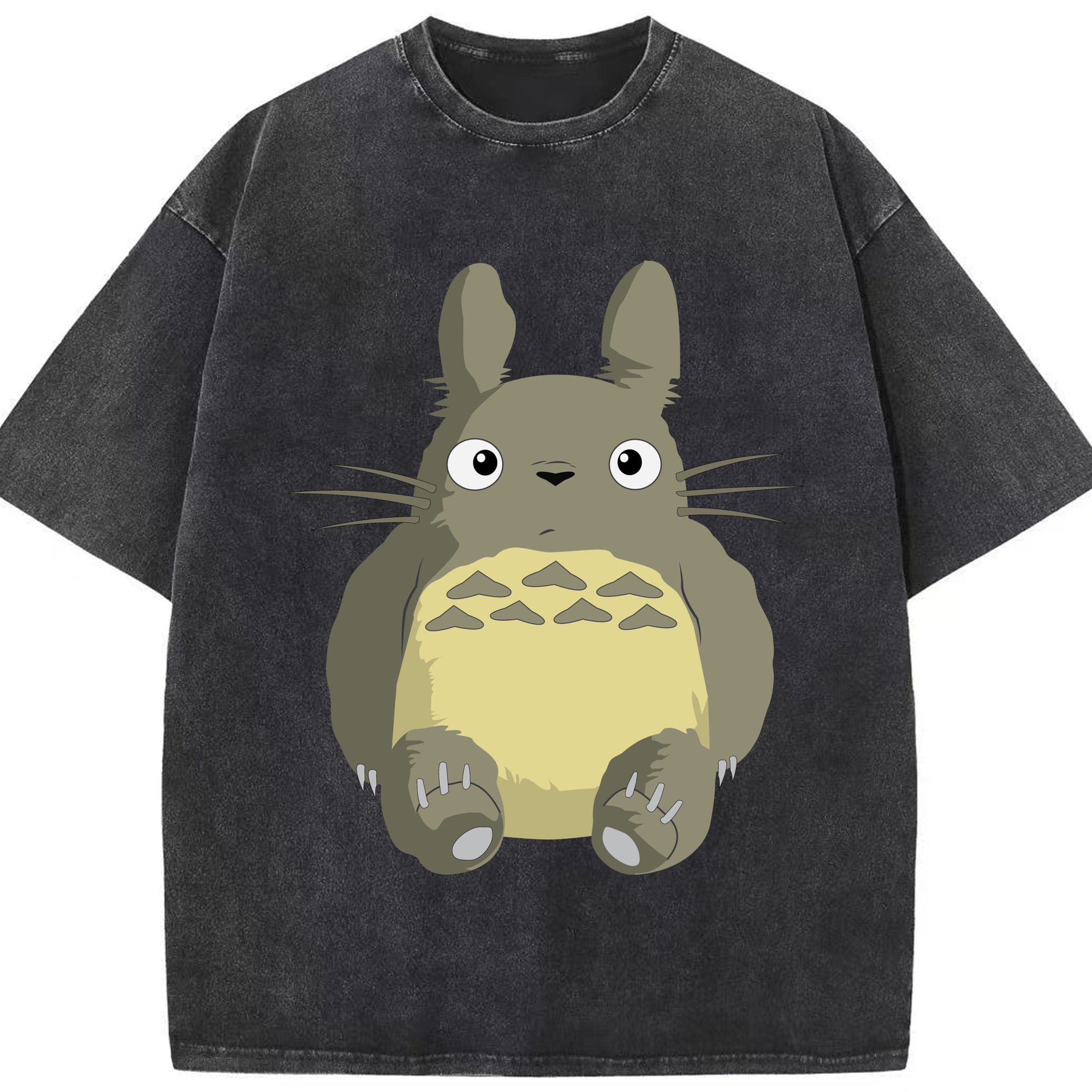 （画像用） となりのトトロ 草壁メイ 草壁サツキ My Neighbor Totoro Satsuki Kusakabe Mei Kusakabe 綿100% ヴィンテージ風 半袖Tシャツ（フロントプリント）