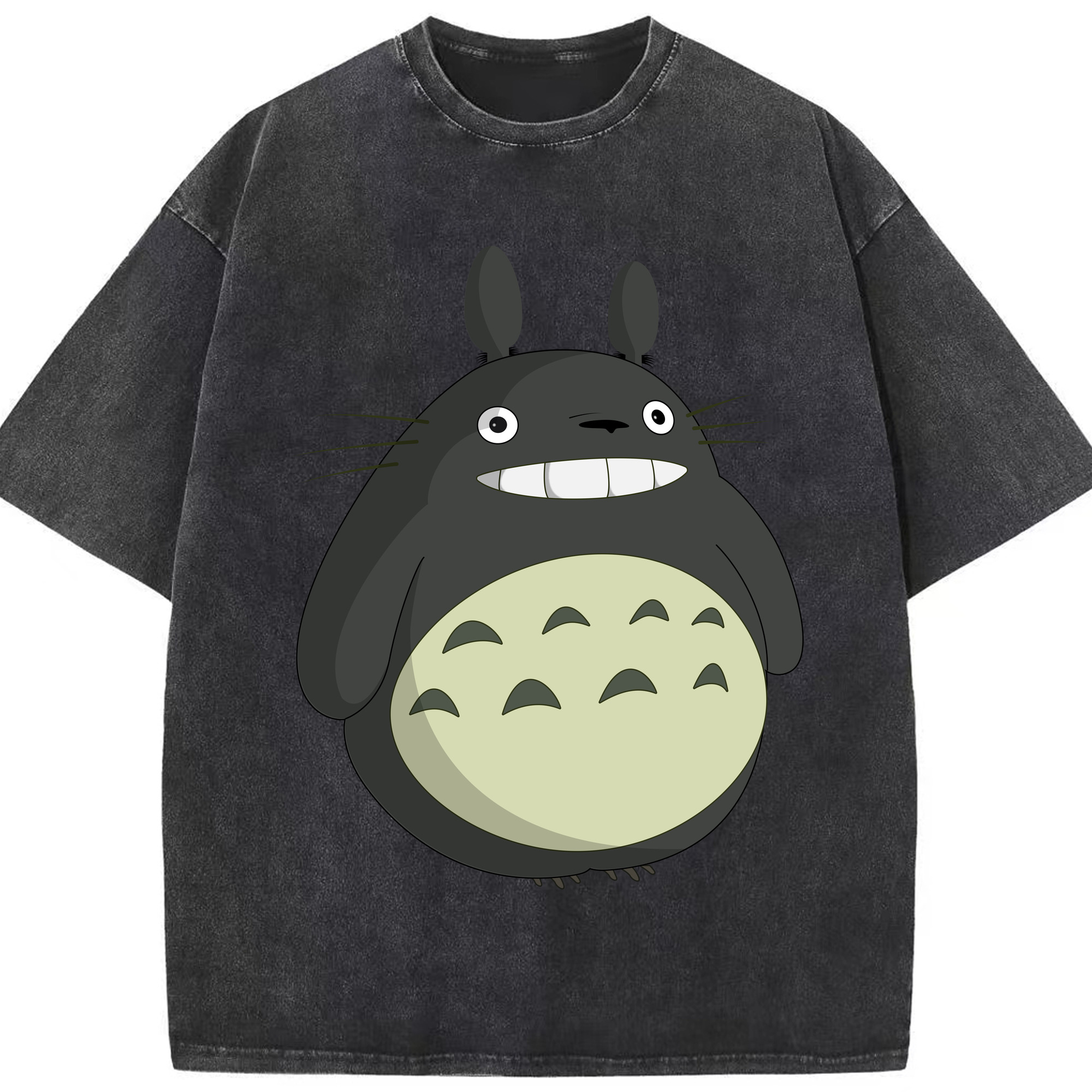 （画像用） となりのトトロ 草壁メイ 草壁サツキ My Neighbor Totoro Satsuki Kusakabe Mei Kusakabe 綿100% ヴィンテージ風 半袖Tシャツ（フロントプリント）