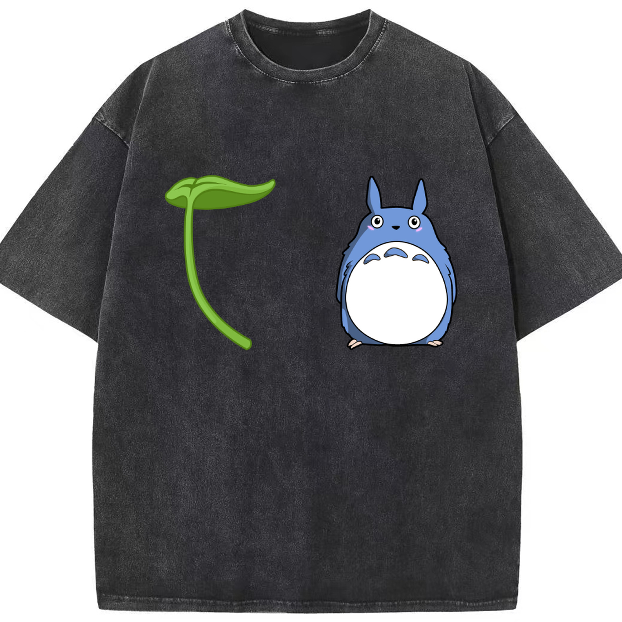 （画像用） となりのトトロ 草壁メイ 草壁サツキ My Neighbor Totoro Satsuki Kusakabe Mei Kusakabe 綿100% ヴィンテージ風 半袖Tシャツ（フロントプリント）