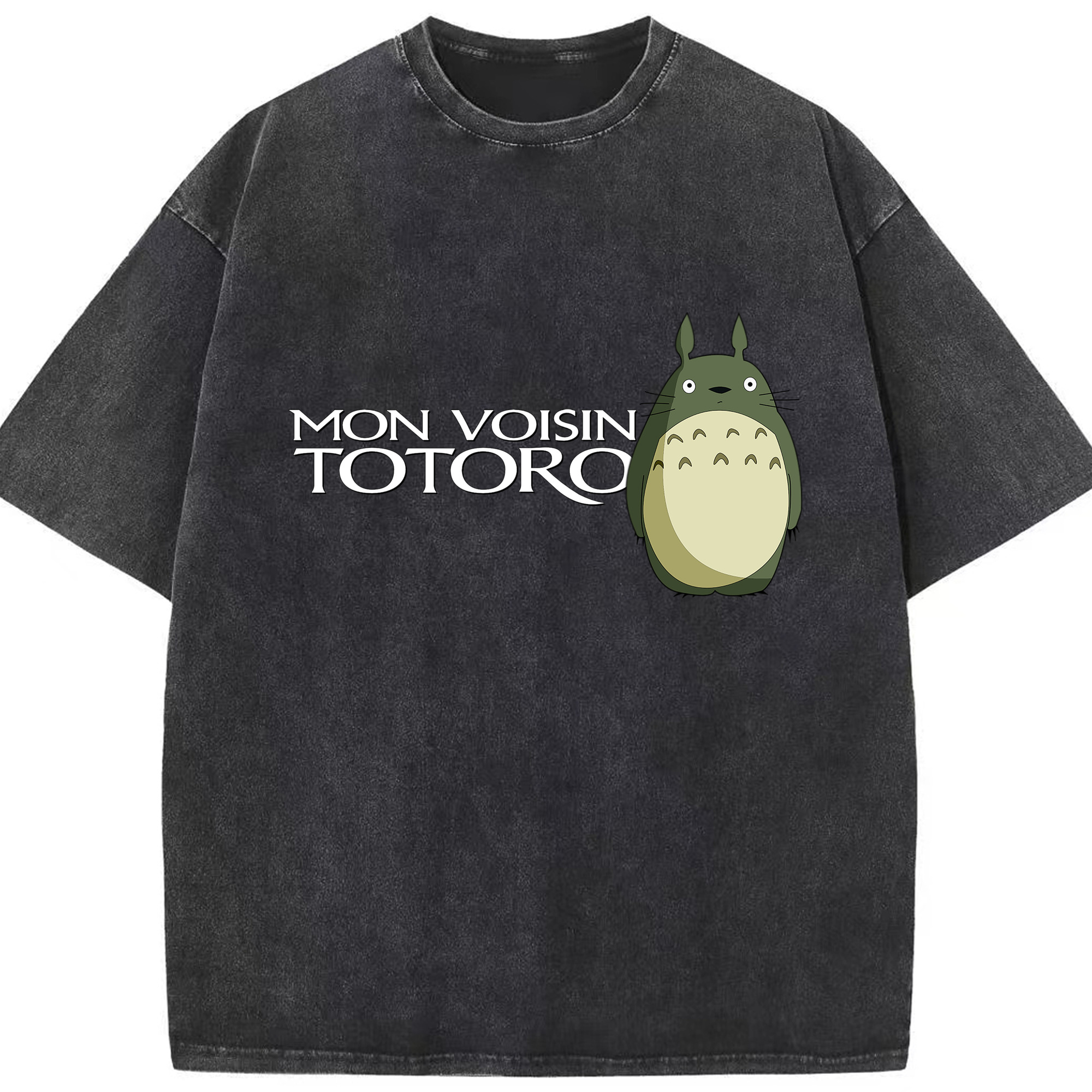 （画像用） となりのトトロ 草壁メイ 草壁サツキ My Neighbor Totoro Satsuki Kusakabe Mei Kusakabe 綿100% ヴィンテージ風 半袖Tシャツ（フロントプリント）