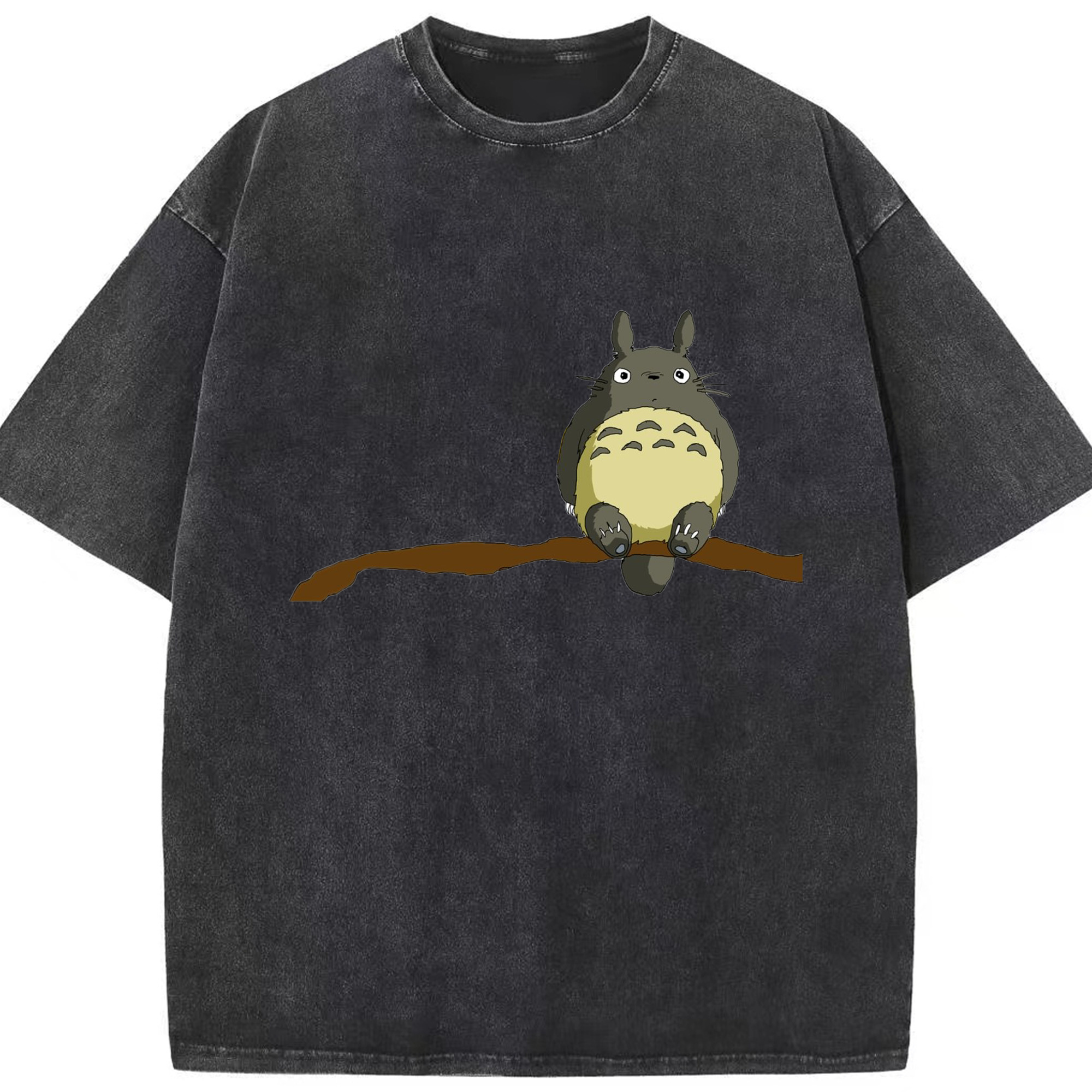 （画像用） となりのトトロ 草壁メイ 草壁サツキ My Neighbor Totoro Satsuki Kusakabe Mei Kusakabe 綿100% ヴィンテージ風 半袖Tシャツ（フロントプリント）