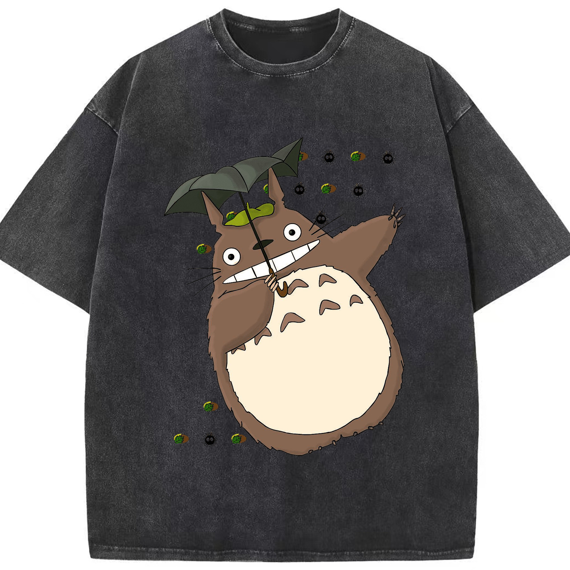 （画像用） となりのトトロ 草壁メイ 草壁サツキ My Neighbor Totoro Satsuki Kusakabe Mei Kusakabe 綿100% ヴィンテージ風 半袖Tシャツ（フロントプリント）
