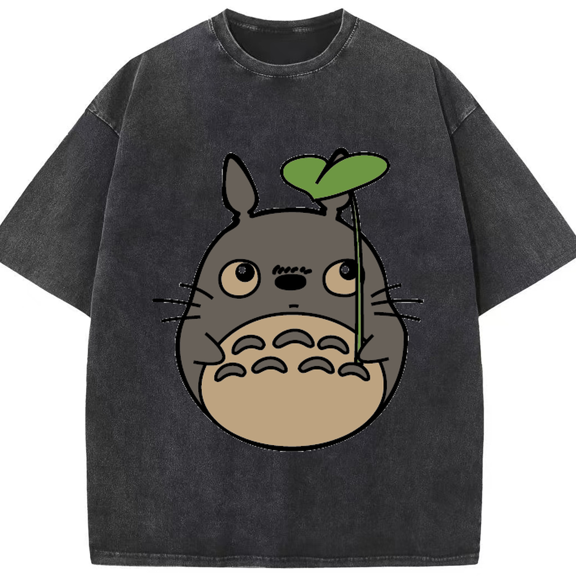 （画像用） となりのトトロ 草壁メイ 草壁サツキ My Neighbor Totoro Satsuki Kusakabe Mei Kusakabe 綿100% ヴィンテージ風 半袖Tシャツ（フロントプリント）