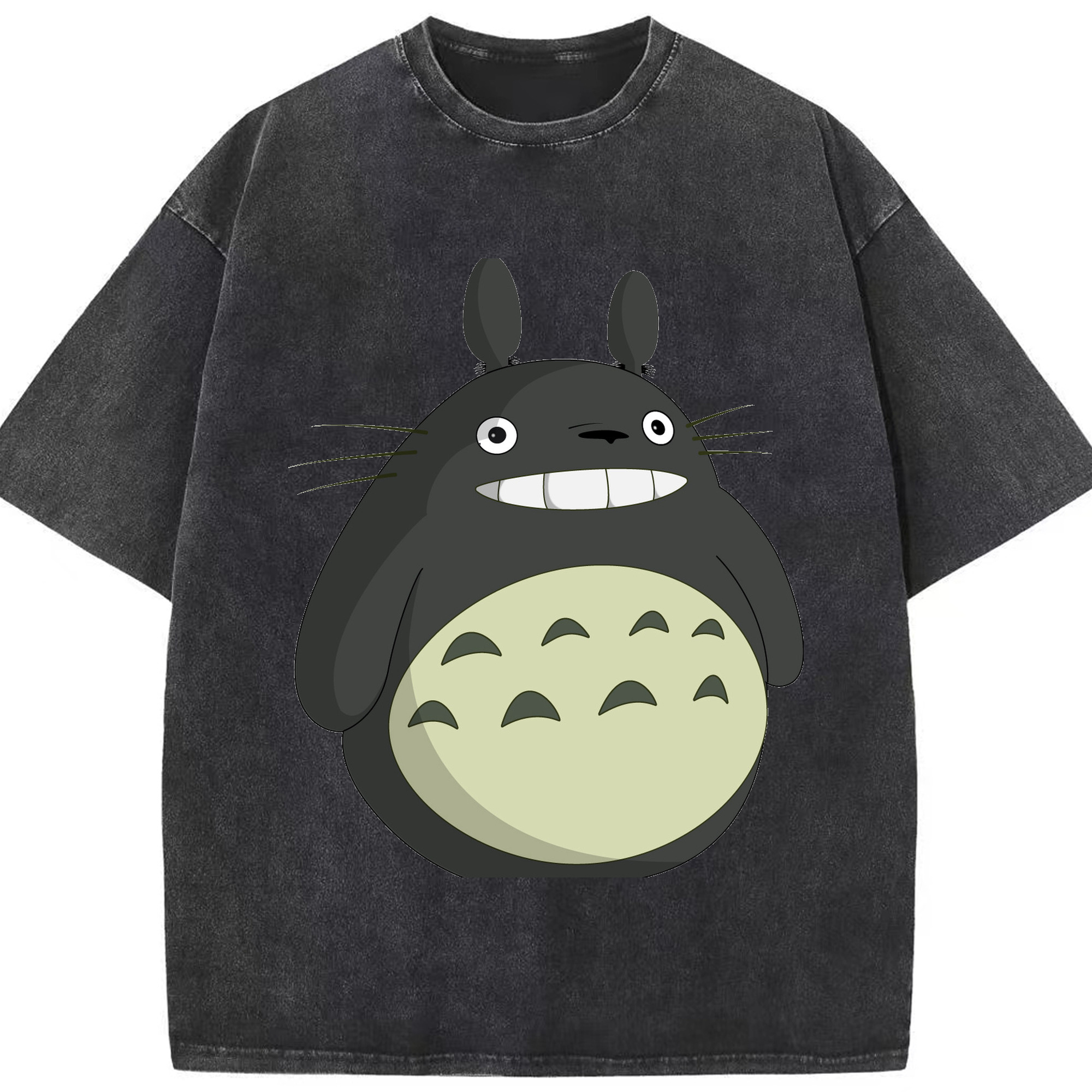 （画像用） となりのトトロ 草壁メイ 草壁サツキ My Neighbor Totoro Satsuki Kusakabe Mei Kusakabe 綿100% ヴィンテージ風 半袖Tシャツ（フロントプリント）