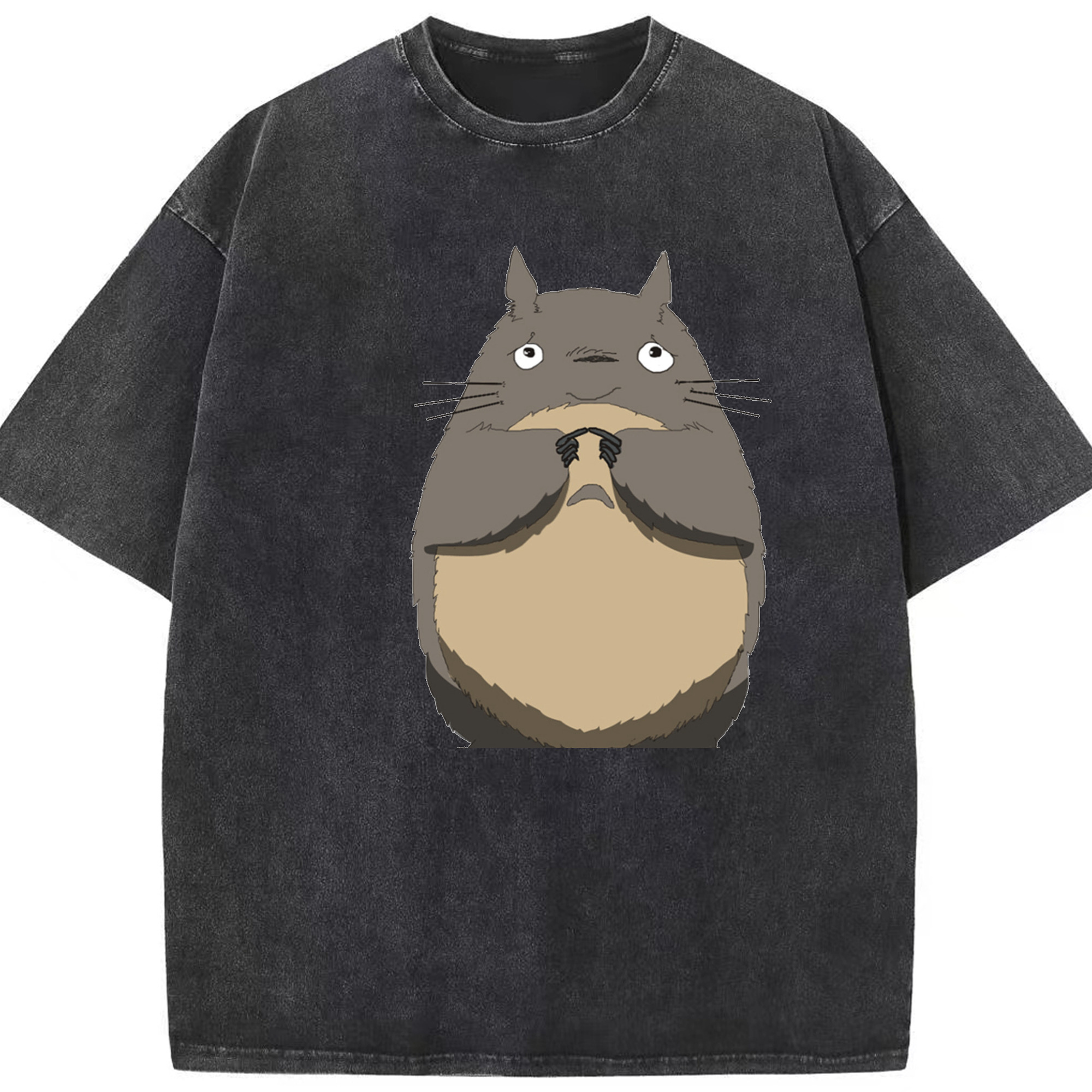 （画像用） となりのトトロ 草壁メイ 草壁サツキ My Neighbor Totoro Satsuki Kusakabe Mei Kusakabe 綿100% ヴィンテージ風 半袖Tシャツ（フロントプリント）