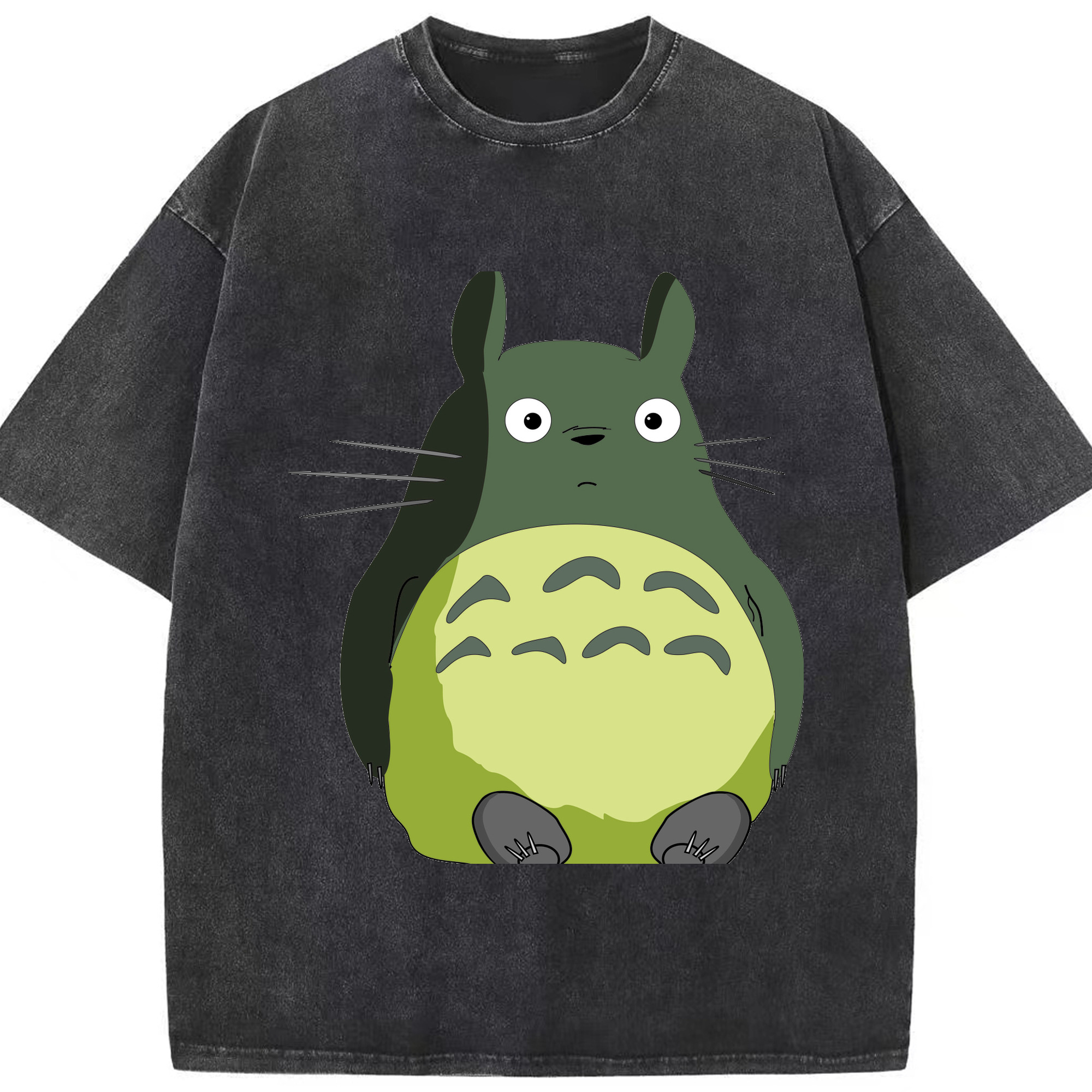 （画像用） となりのトトロ 草壁メイ 草壁サツキ My Neighbor Totoro Satsuki Kusakabe Mei Kusakabe 綿100% ヴィンテージ風 半袖Tシャツ（フロントプリント）