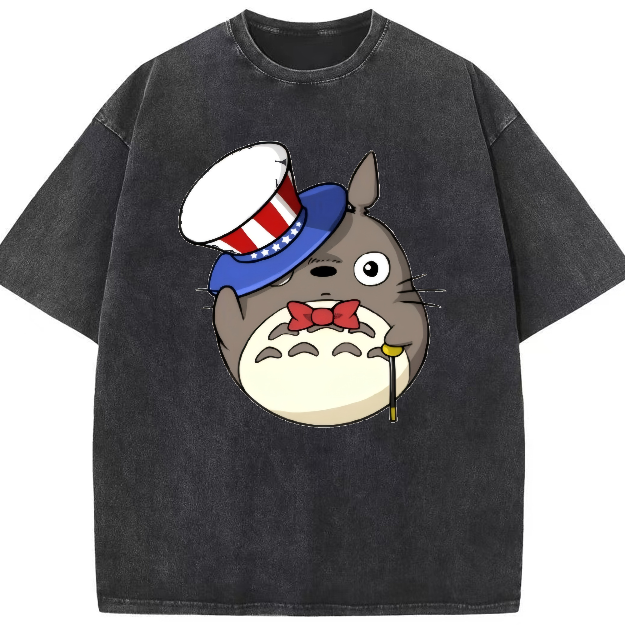（画像用） となりのトトロ 草壁メイ 草壁サツキ My Neighbor Totoro Satsuki Kusakabe Mei Kusakabe 綿100% ヴィンテージ風 半袖Tシャツ（フロントプリント）