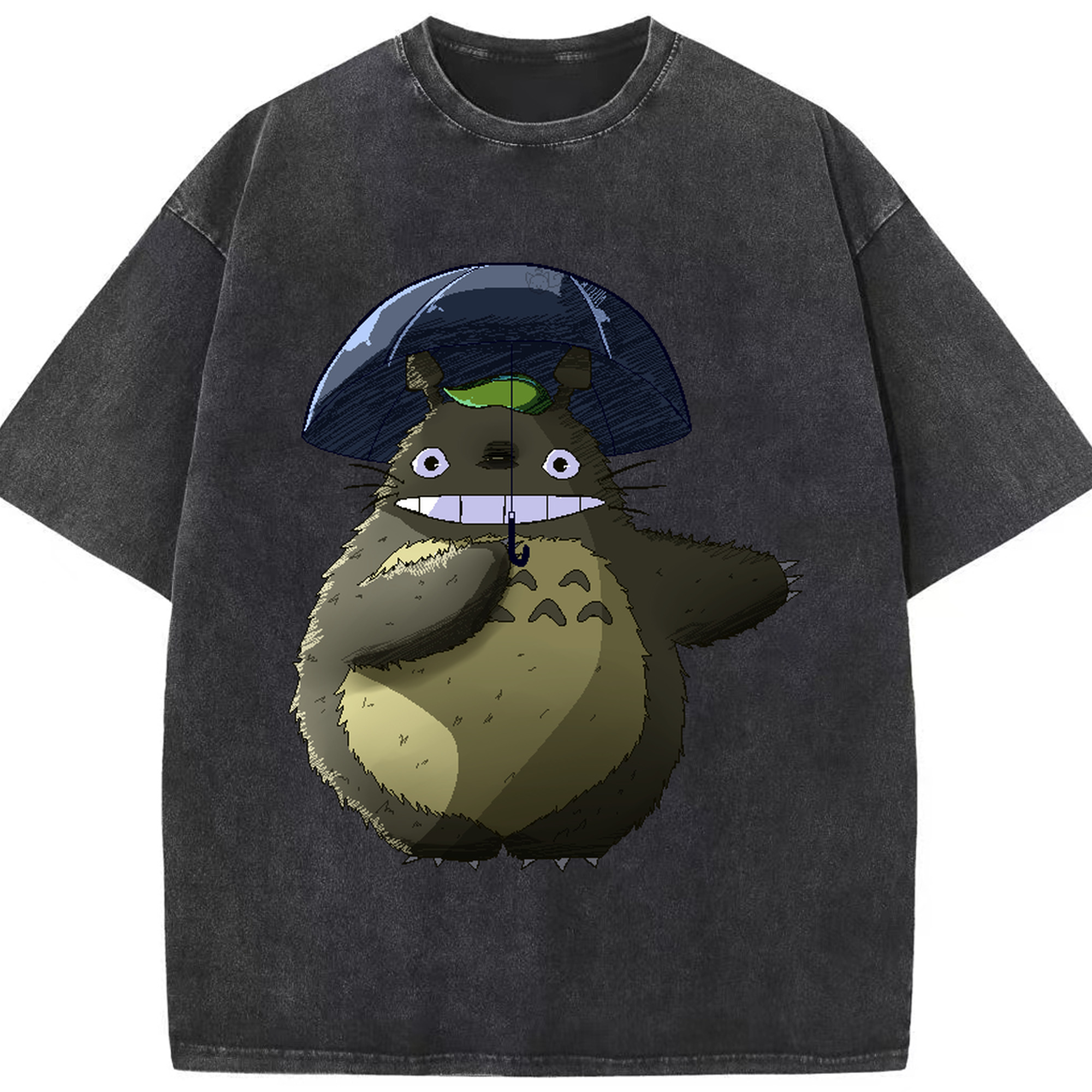 （画像用） となりのトトロ 草壁メイ 草壁サツキ My Neighbor Totoro Satsuki Kusakabe Mei Kusakabe 綿100% ヴィンテージ風 半袖Tシャツ（フロントプリント）