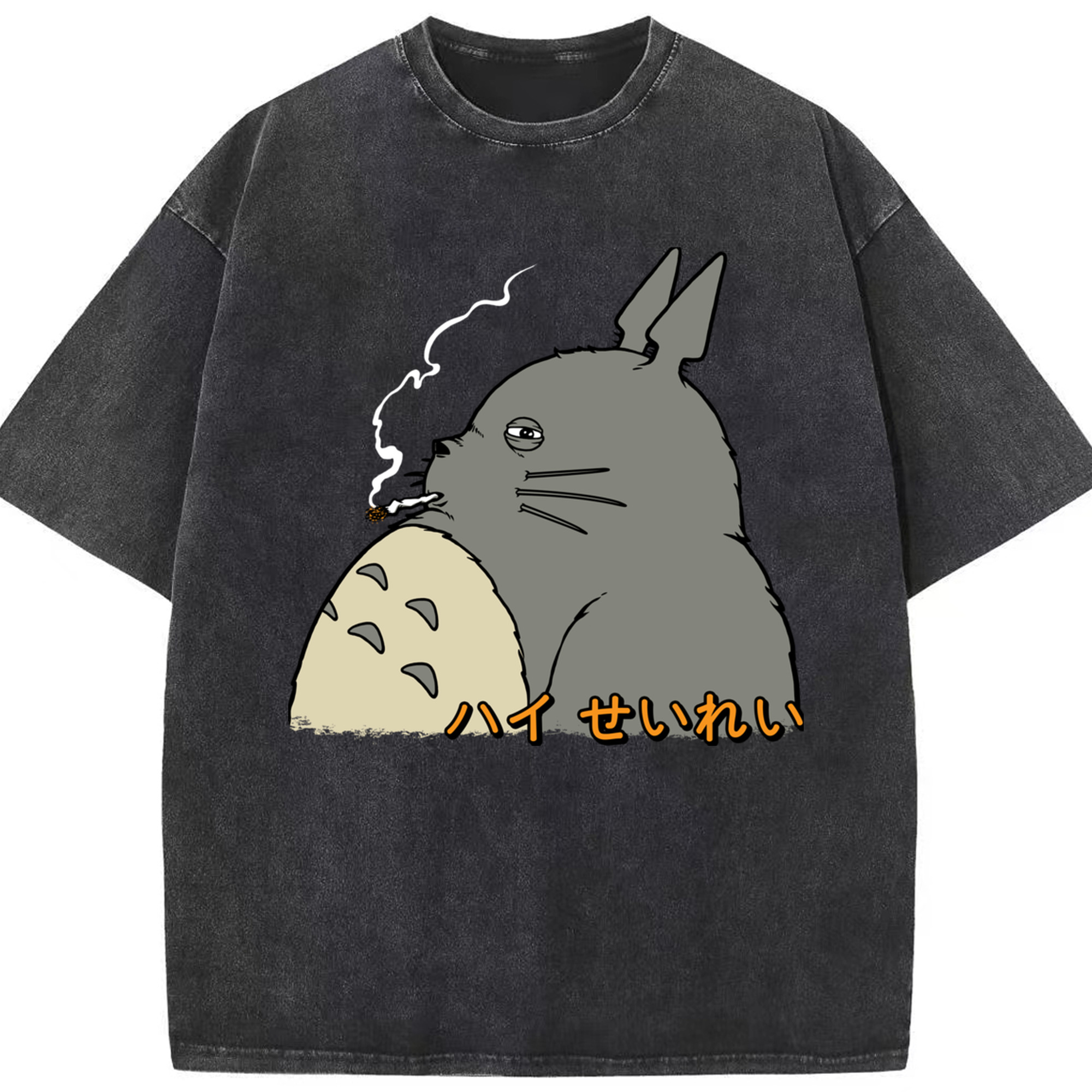 （画像用） となりのトトロ 草壁メイ 草壁サツキ My Neighbor Totoro Satsuki Kusakabe Mei Kusakabe 綿100% ヴィンテージ風 半袖Tシャツ（フロントプリント）