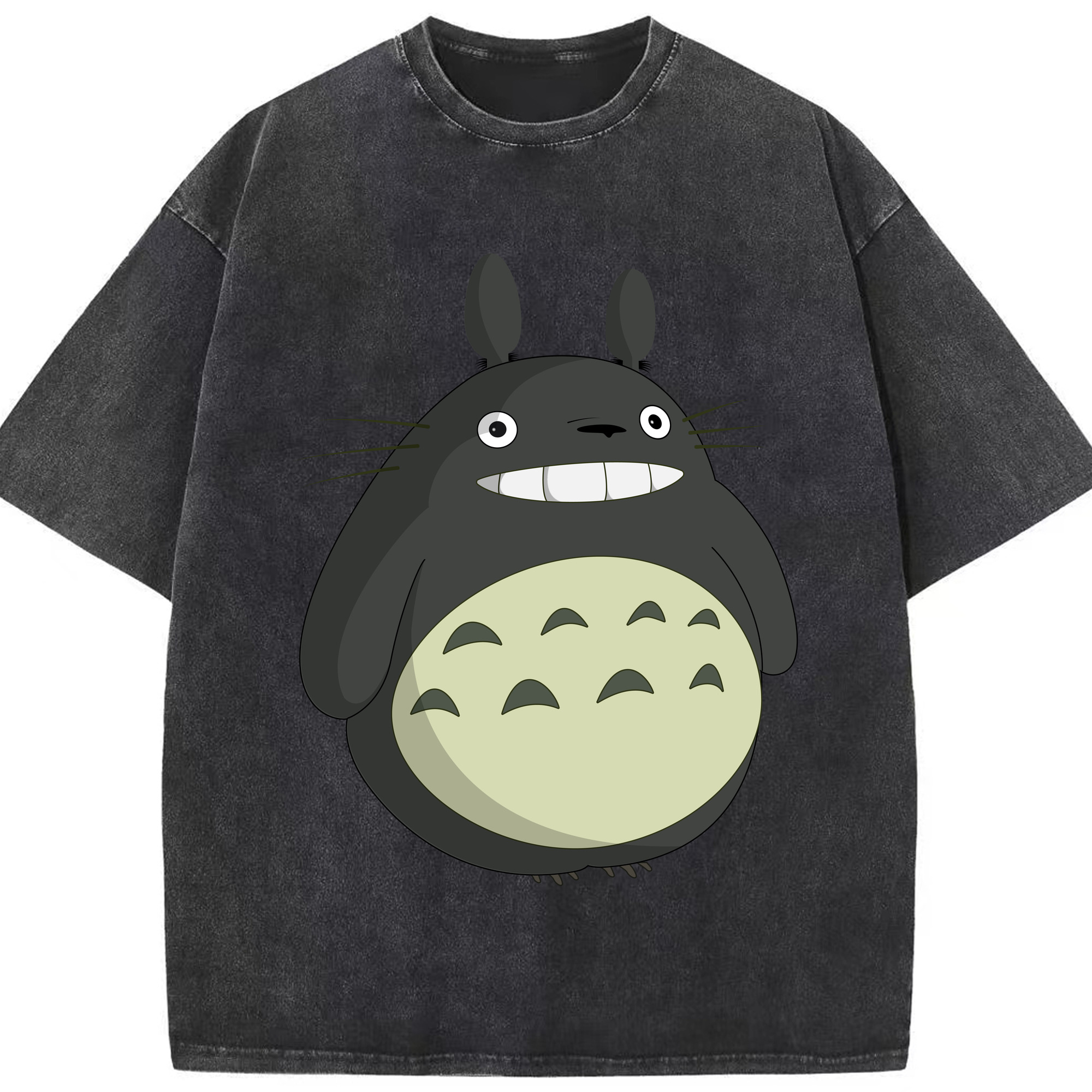 （画像用） となりのトトロ 草壁メイ 草壁サツキ My Neighbor Totoro Satsuki Kusakabe Mei Kusakabe 綿100% ヴィンテージ風 半袖Tシャツ（フロントプリント）
