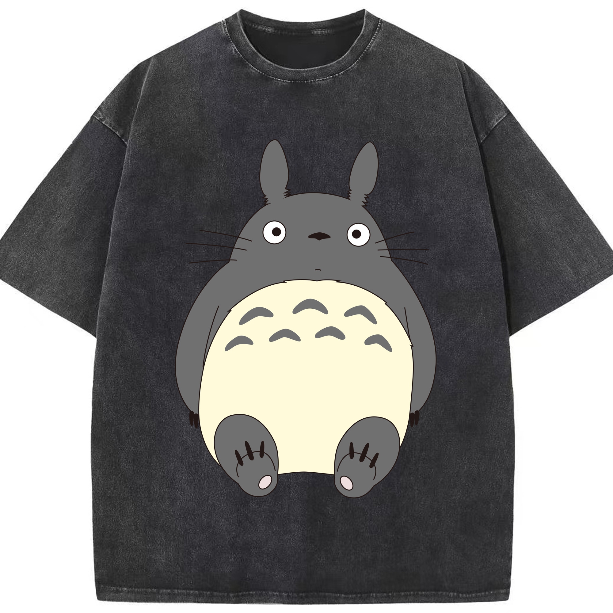 （画像用） となりのトトロ 草壁メイ 草壁サツキ My Neighbor Totoro Satsuki Kusakabe Mei Kusakabe 綿100% ヴィンテージ風 半袖Tシャツ（フロントプリント）