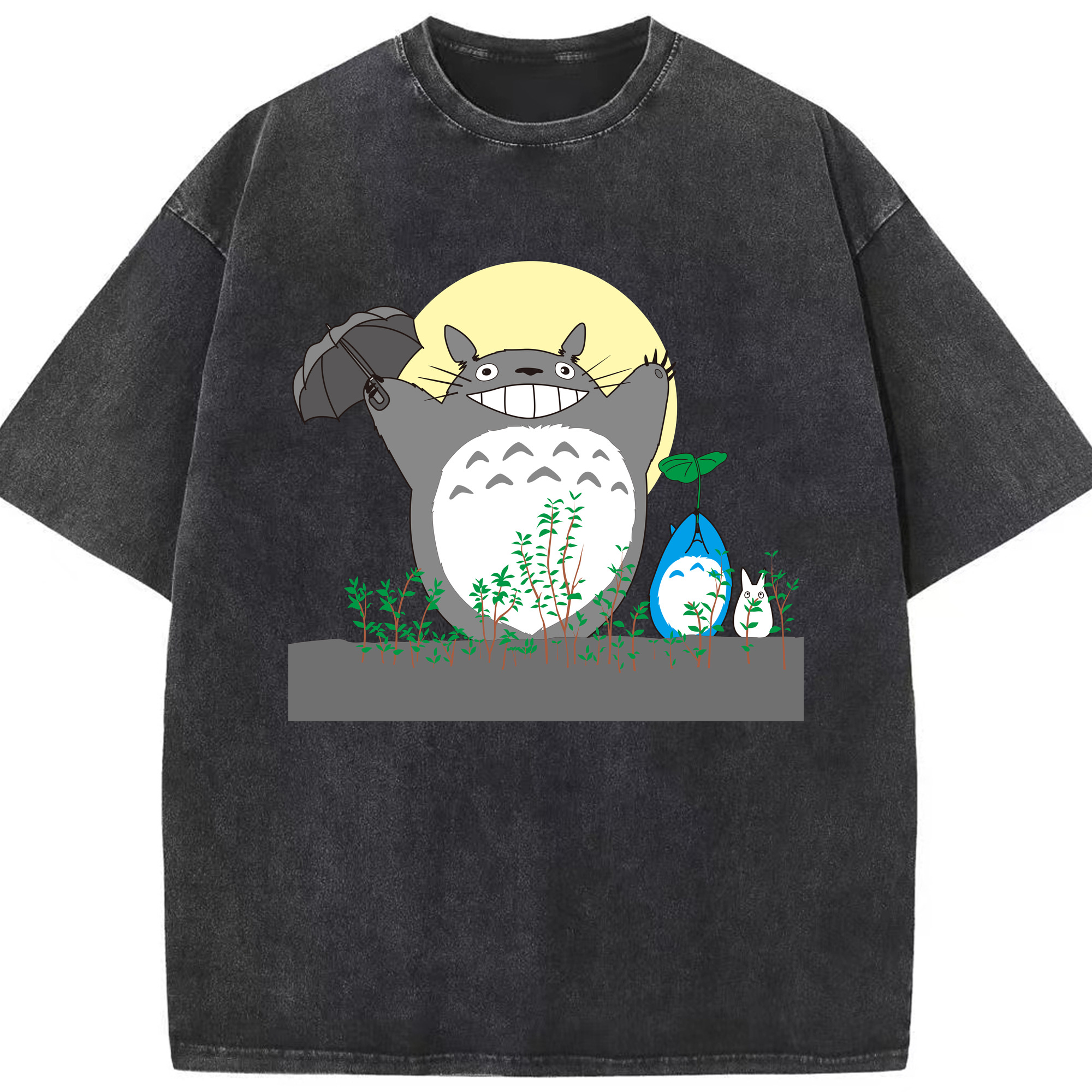 （画像用） となりのトトロ 草壁メイ 草壁サツキ My Neighbor Totoro Satsuki Kusakabe Mei Kusakabe 綿100% ヴィンテージ風 半袖Tシャツ（フロントプリント）