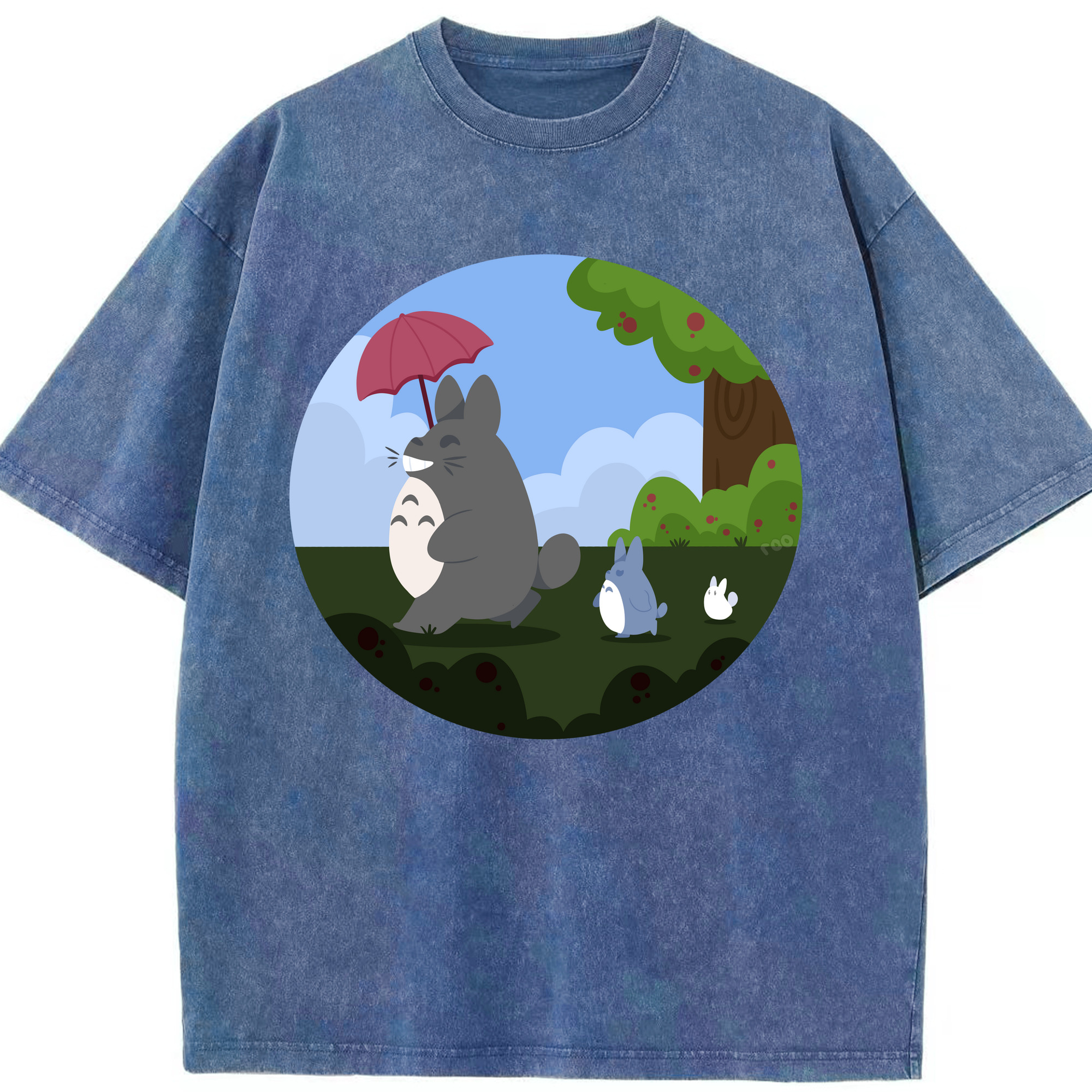 （画像用） となりのトトロ 草壁メイ 草壁サツキ My Neighbor Totoro Satsuki Kusakabe Mei Kusakabe 綿100% ヴィンテージ風 半袖Tシャツ（フロントプリント）