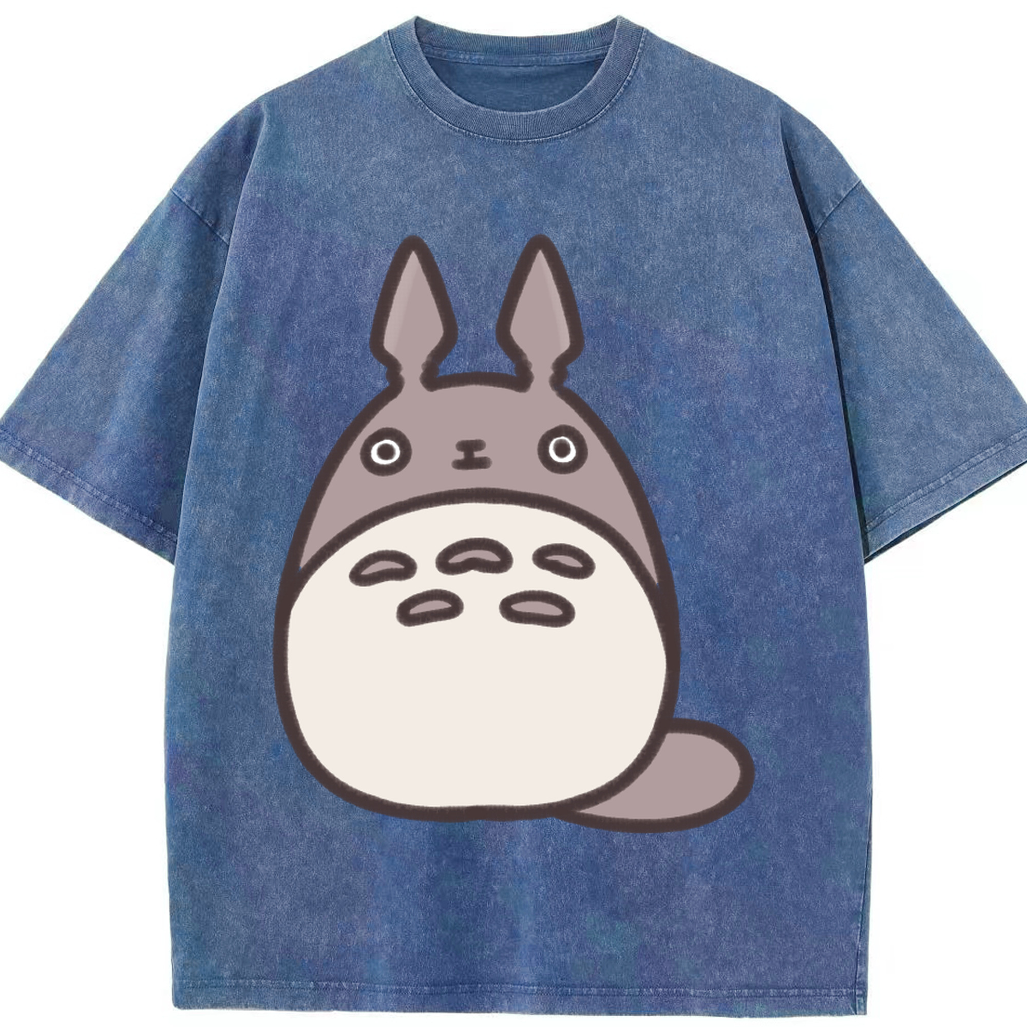 （画像用） となりのトトロ 草壁メイ 草壁サツキ My Neighbor Totoro Satsuki Kusakabe Mei Kusakabe 綿100% ヴィンテージ風 半袖Tシャツ（フロントプリント）