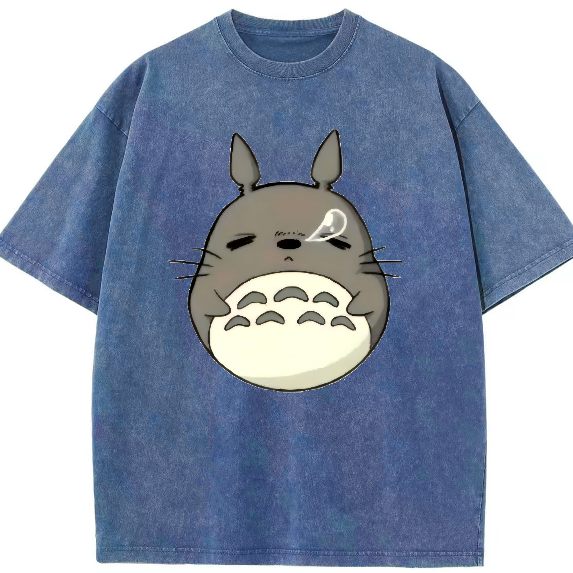 （画像用） となりのトトロ 草壁メイ 草壁サツキ My Neighbor Totoro Satsuki Kusakabe Mei Kusakabe 綿100% ヴィンテージ風 半袖Tシャツ（フロントプリント）