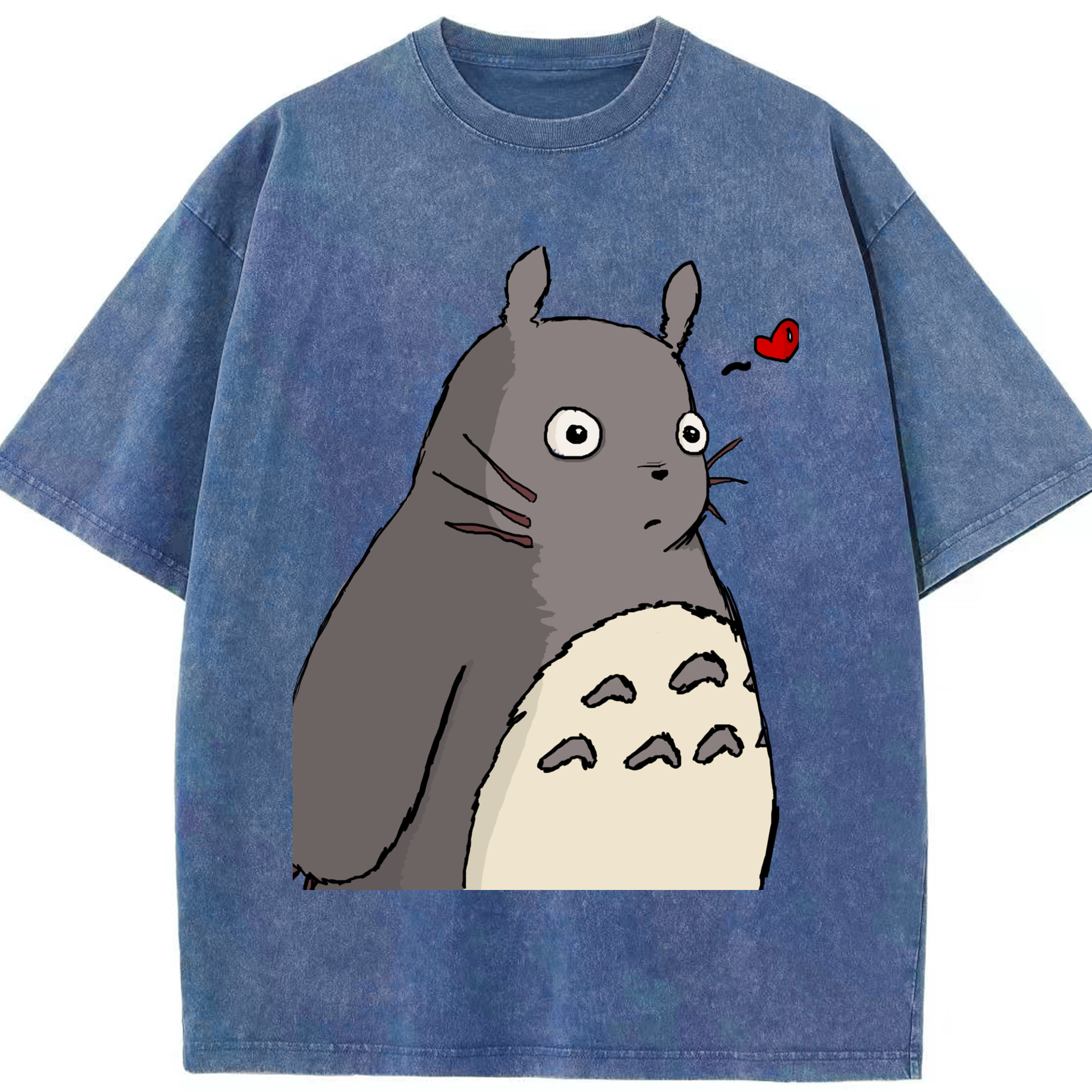 （画像用） となりのトトロ 草壁メイ 草壁サツキ My Neighbor Totoro Satsuki Kusakabe Mei Kusakabe 綿100% ヴィンテージ風 半袖Tシャツ（フロントプリント）