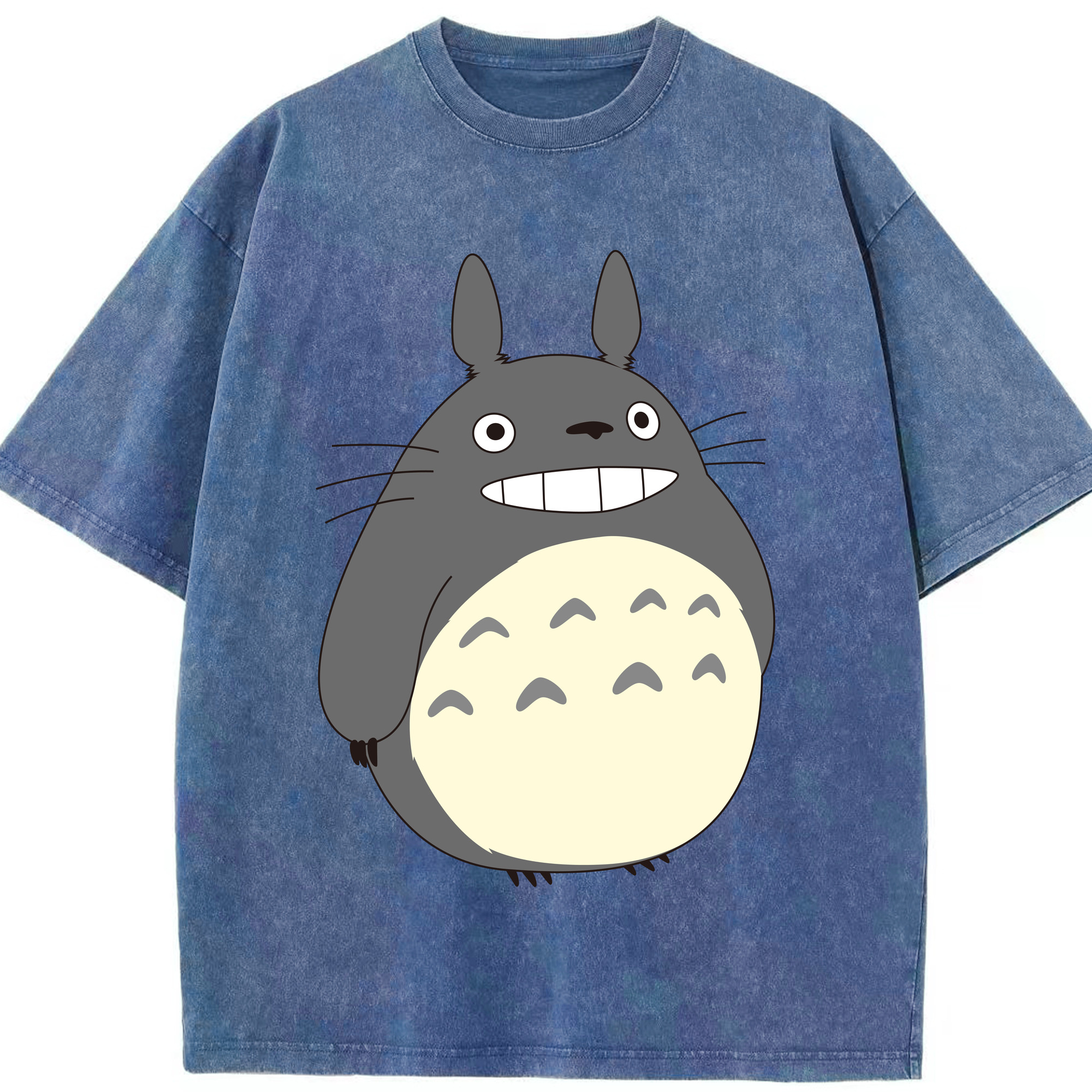 （画像用） となりのトトロ 草壁メイ 草壁サツキ My Neighbor Totoro Satsuki Kusakabe Mei Kusakabe 綿100% ヴィンテージ風 半袖Tシャツ（フロントプリント）