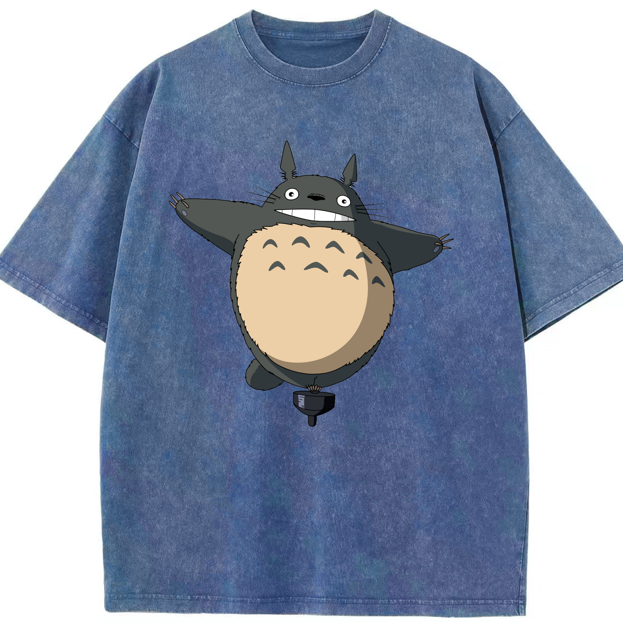 （画像用） となりのトトロ 草壁メイ 草壁サツキ My Neighbor Totoro Satsuki Kusakabe Mei Kusakabe 綿100% ヴィンテージ風 半袖Tシャツ（フロントプリント）