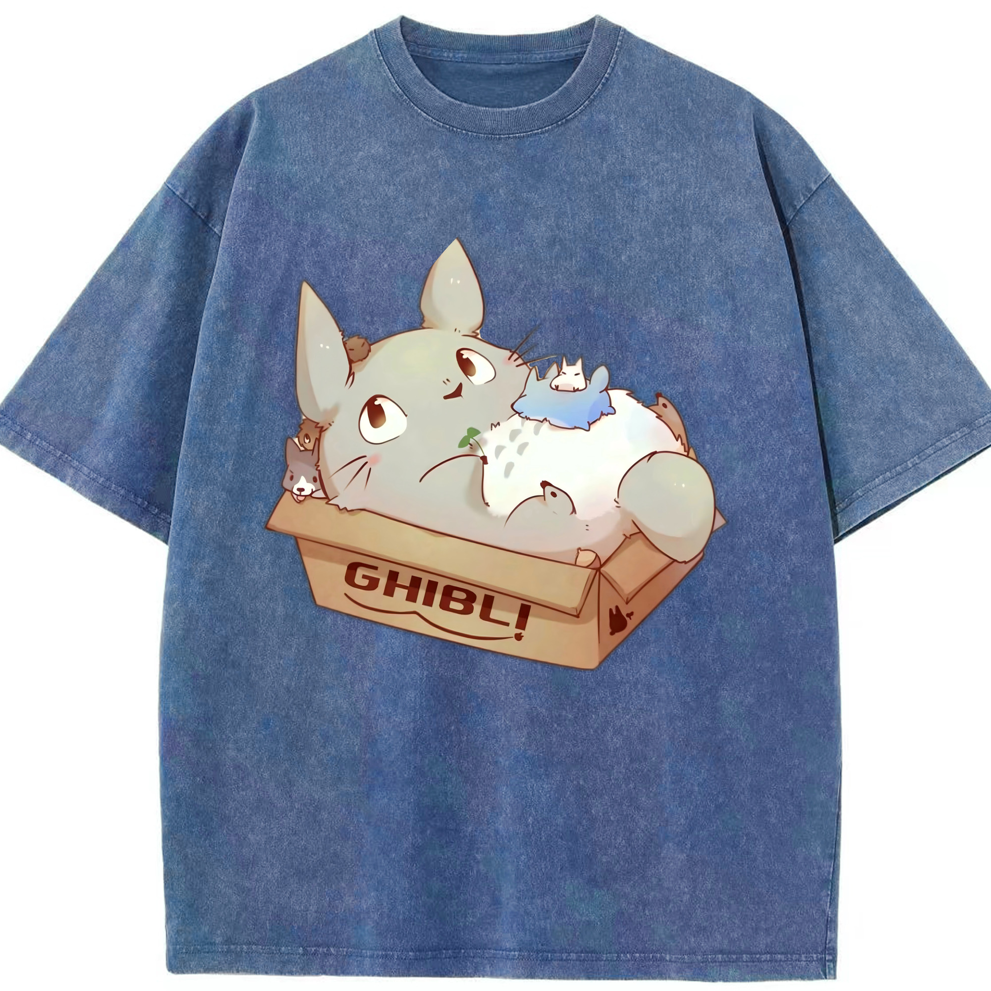 （画像用） となりのトトロ 草壁メイ 草壁サツキ My Neighbor Totoro Satsuki Kusakabe Mei Kusakabe 綿100% ヴィンテージ風 半袖Tシャツ（フロントプリント）