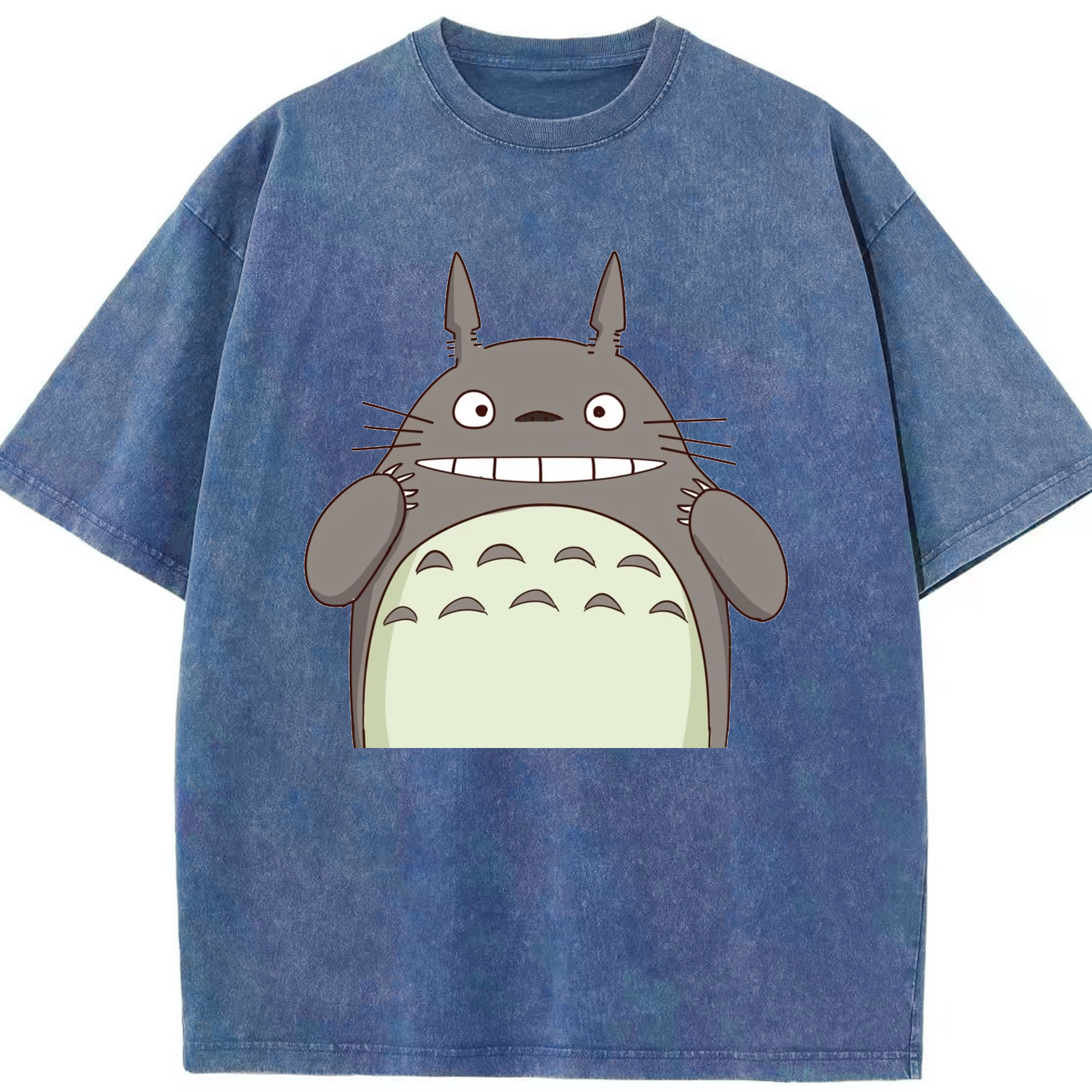 （画像用） となりのトトロ 草壁メイ 草壁サツキ My Neighbor Totoro Satsuki Kusakabe Mei Kusakabe 綿100% ヴィンテージ風 半袖Tシャツ（フロントプリント）