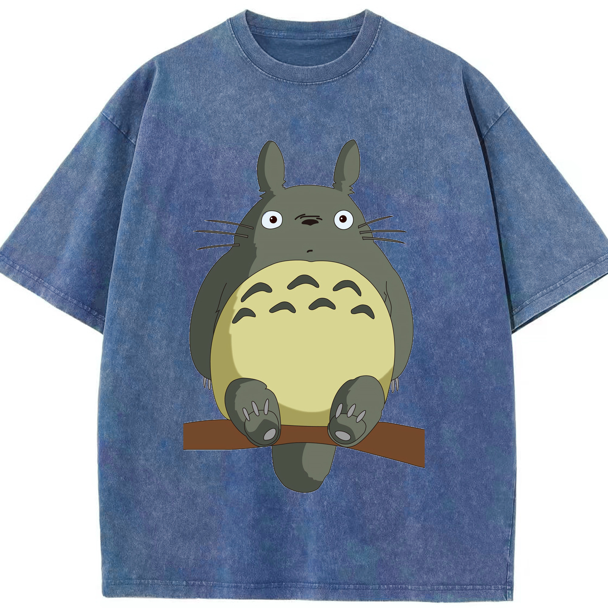 （画像用） となりのトトロ 草壁メイ 草壁サツキ My Neighbor Totoro Satsuki Kusakabe Mei Kusakabe 綿100% ヴィンテージ風 半袖Tシャツ（フロントプリント）