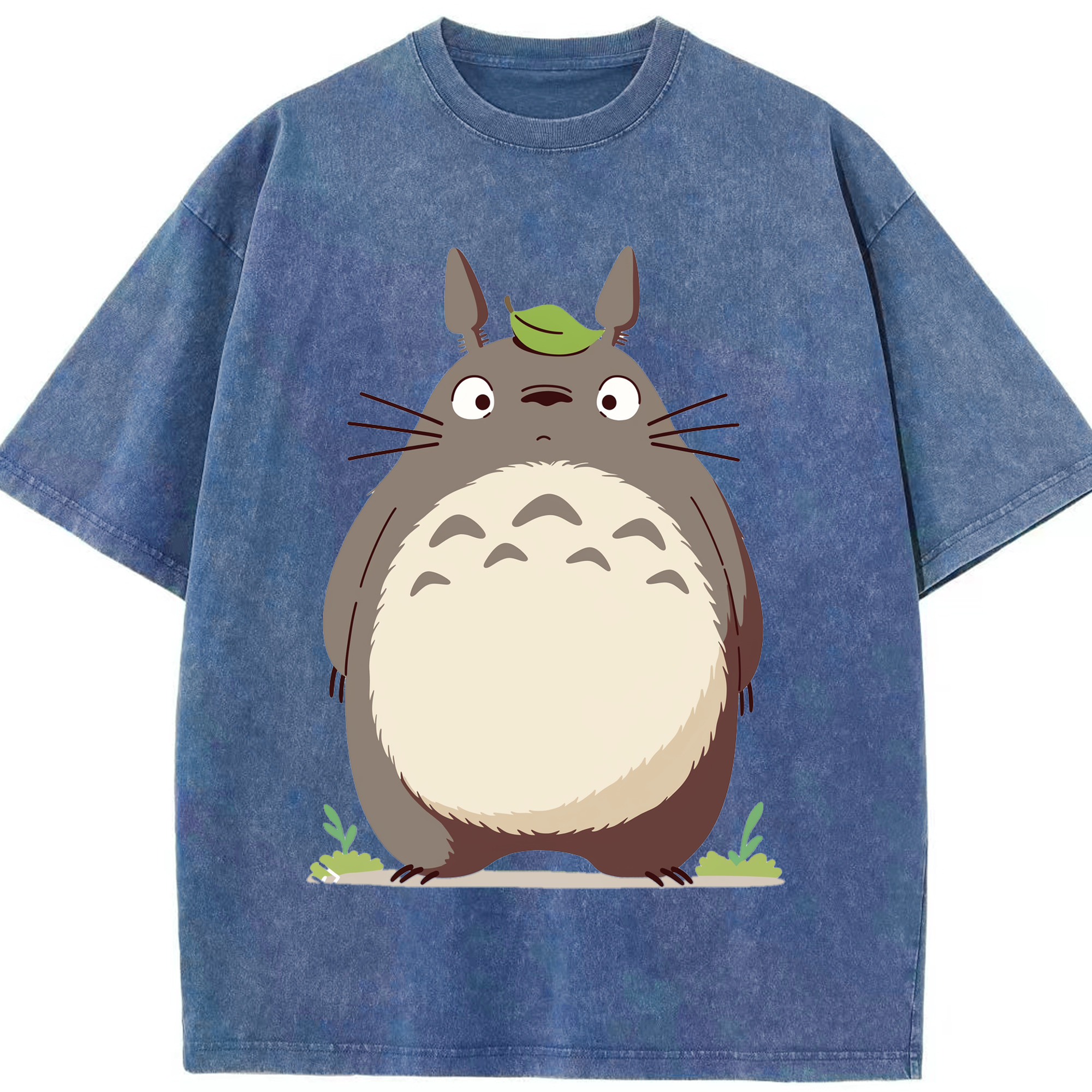 （画像用） となりのトトロ 草壁メイ 草壁サツキ My Neighbor Totoro Satsuki Kusakabe Mei Kusakabe 綿100% ヴィンテージ風 半袖Tシャツ（フロントプリント）