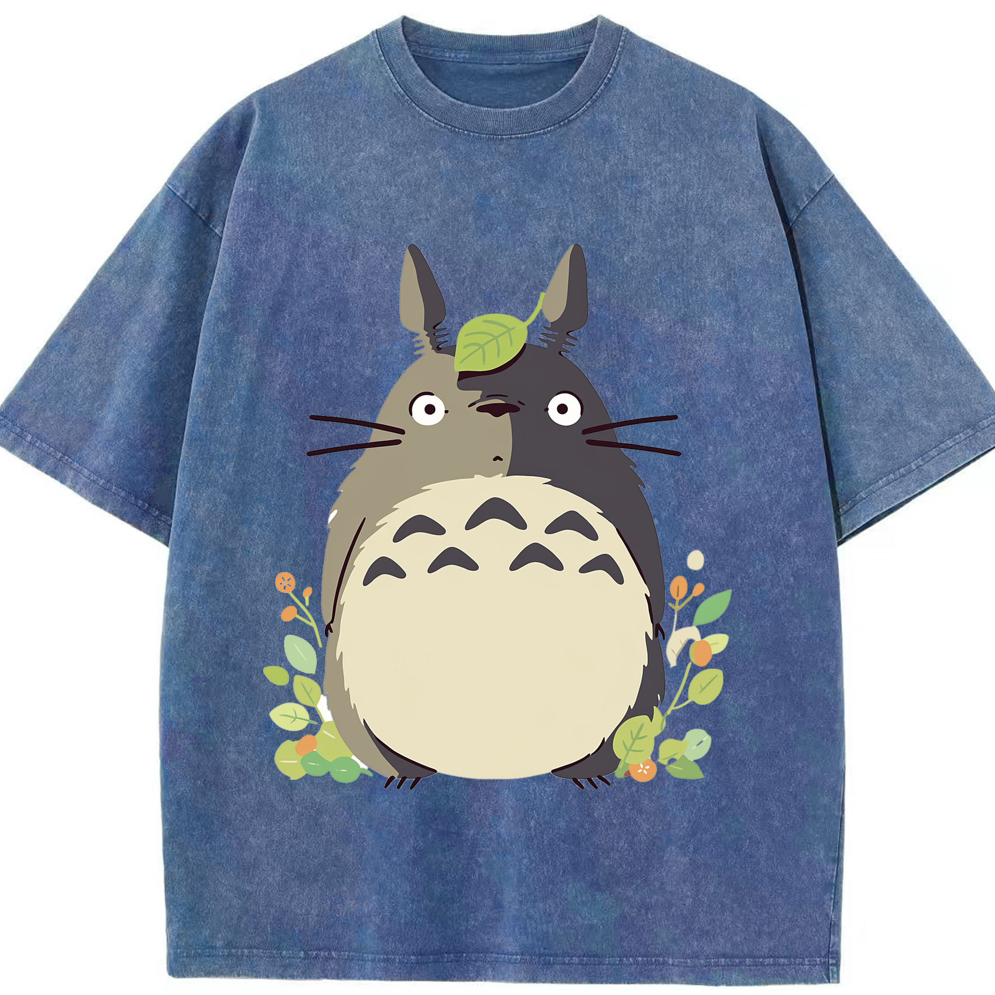 （画像用） となりのトトロ 草壁メイ 草壁サツキ My Neighbor Totoro Satsuki Kusakabe Mei Kusakabe 綿100% ヴィンテージ風 半袖Tシャツ（フロントプリント）