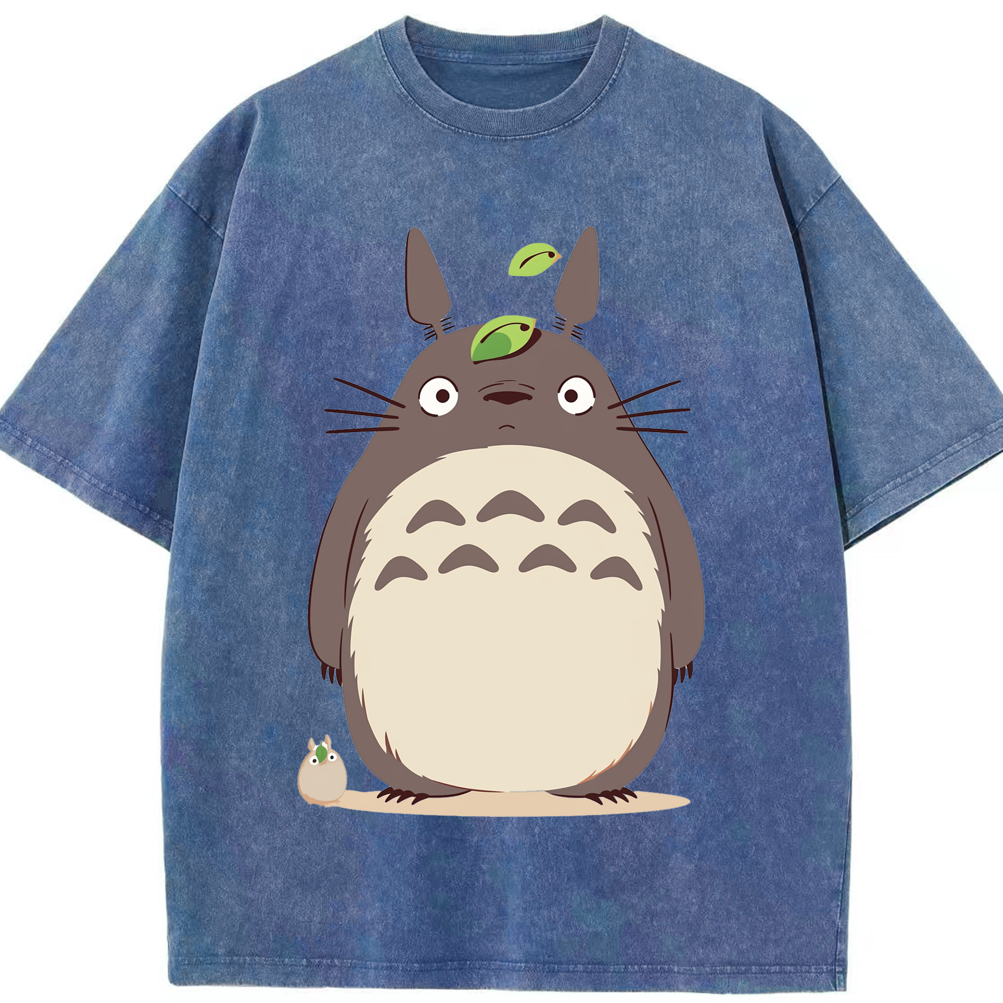 （画像用） となりのトトロ 草壁メイ 草壁サツキ My Neighbor Totoro Satsuki Kusakabe Mei Kusakabe 綿100% ヴィンテージ風 半袖Tシャツ（フロントプリント）