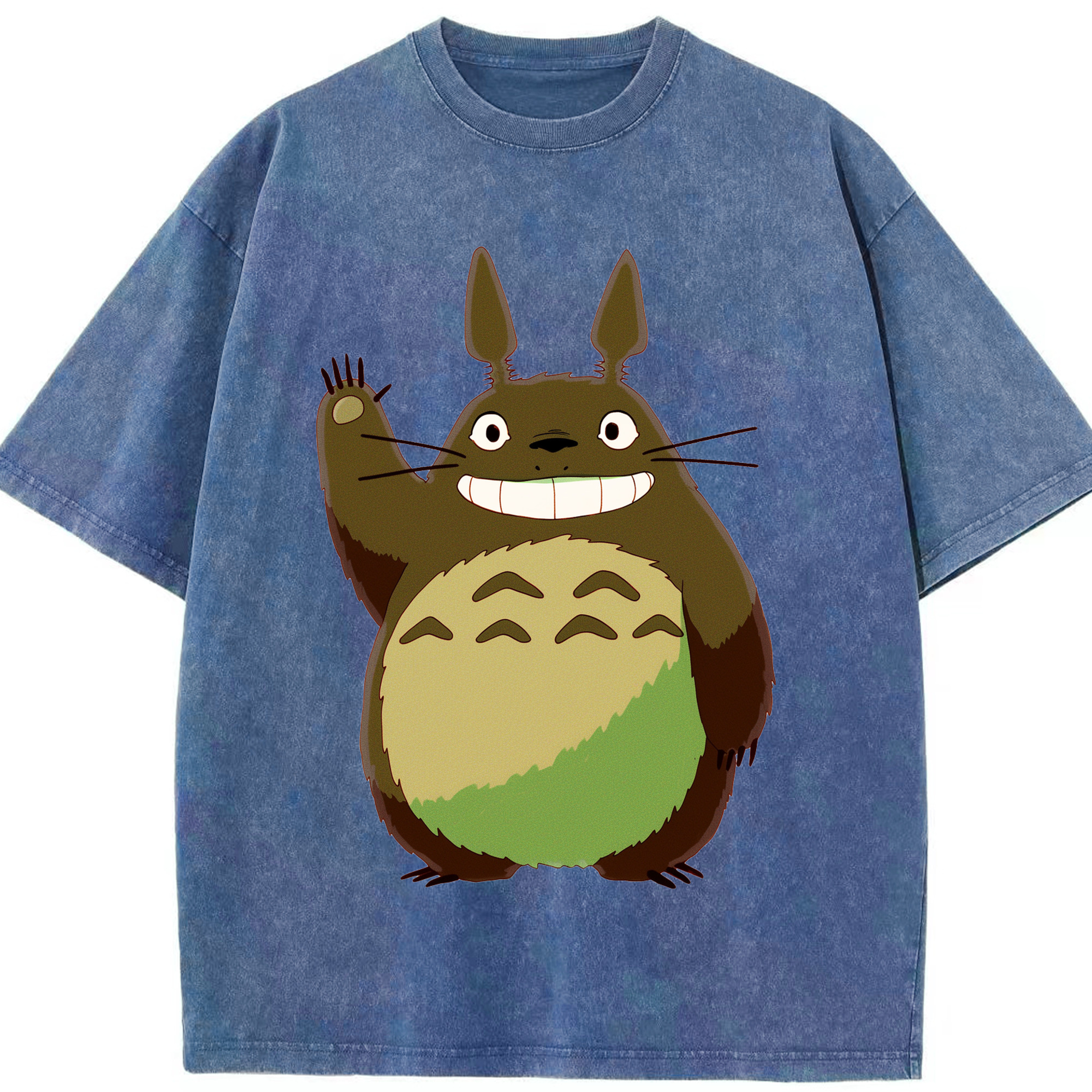 （画像用） となりのトトロ 草壁メイ 草壁サツキ My Neighbor Totoro Satsuki Kusakabe Mei Kusakabe 綿100% ヴィンテージ風 半袖Tシャツ（フロントプリント）
