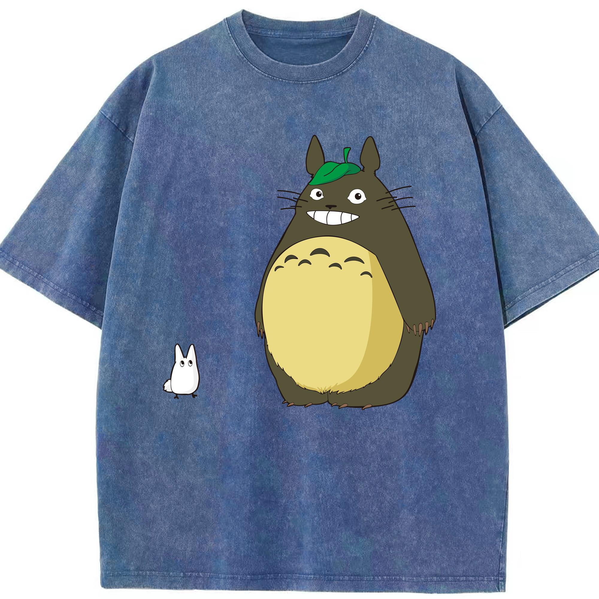 （画像用） となりのトトロ 草壁メイ 草壁サツキ My Neighbor Totoro Satsuki Kusakabe Mei Kusakabe 綿100% ヴィンテージ風 半袖Tシャツ（フロントプリント）