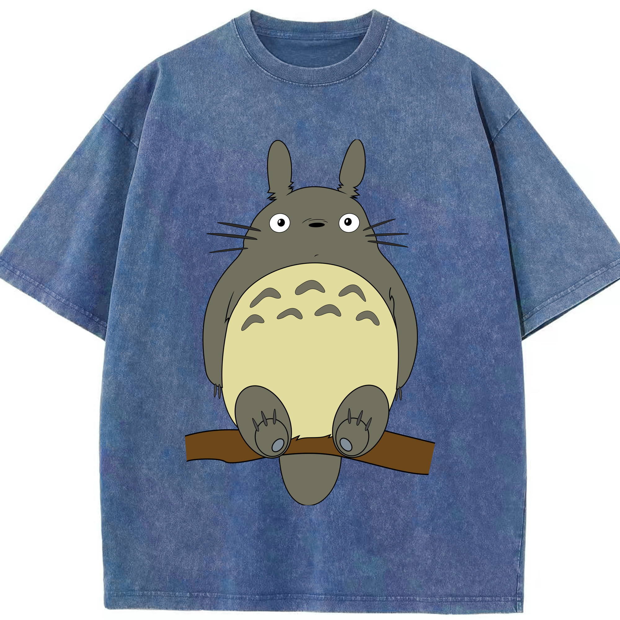 （画像用） となりのトトロ 草壁メイ 草壁サツキ My Neighbor Totoro Satsuki Kusakabe Mei Kusakabe 綿100% ヴィンテージ風 半袖Tシャツ（フロントプリント）