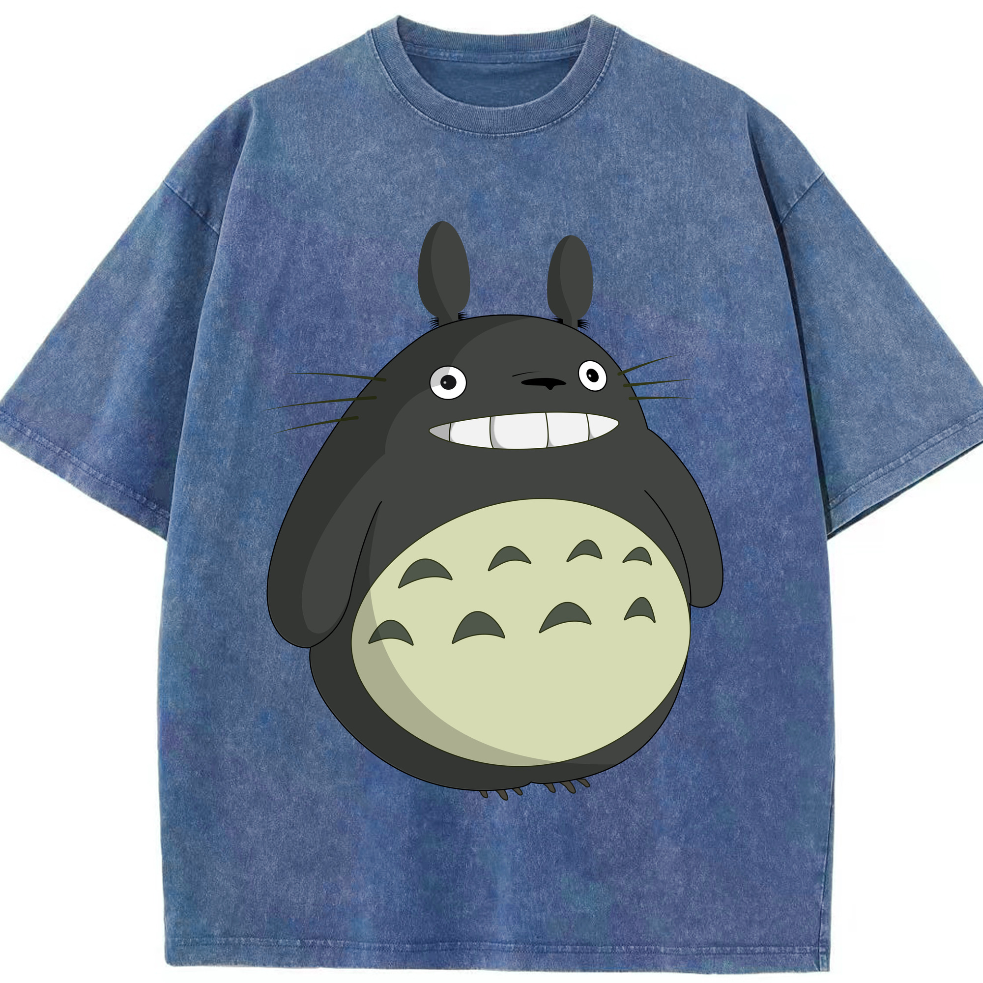 （画像用） となりのトトロ 草壁メイ 草壁サツキ My Neighbor Totoro Satsuki Kusakabe Mei Kusakabe 綿100% ヴィンテージ風 半袖Tシャツ（フロントプリント）