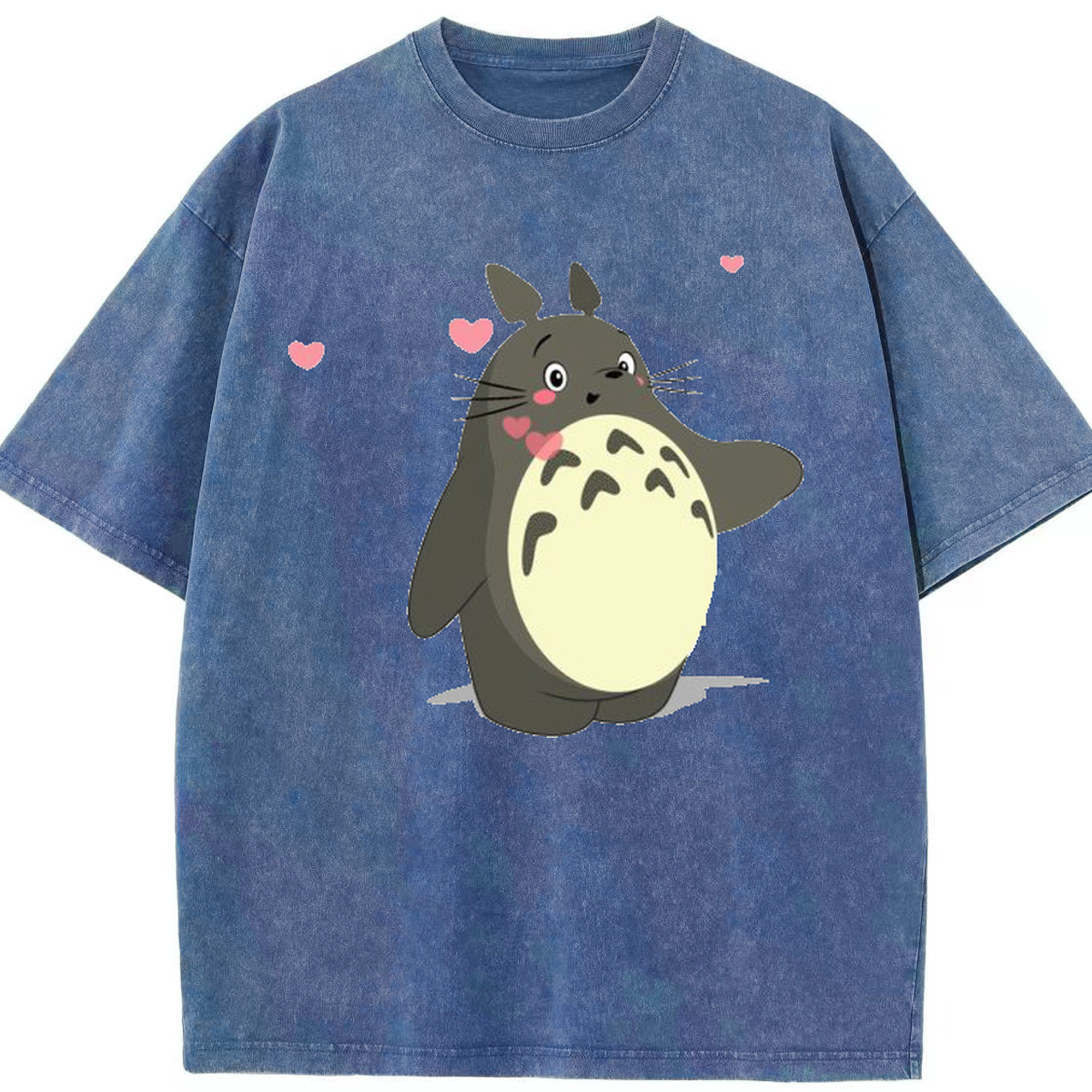 （画像用） となりのトトロ 草壁メイ 草壁サツキ My Neighbor Totoro Satsuki Kusakabe Mei Kusakabe 綿100% ヴィンテージ風 半袖Tシャツ（フロントプリント）