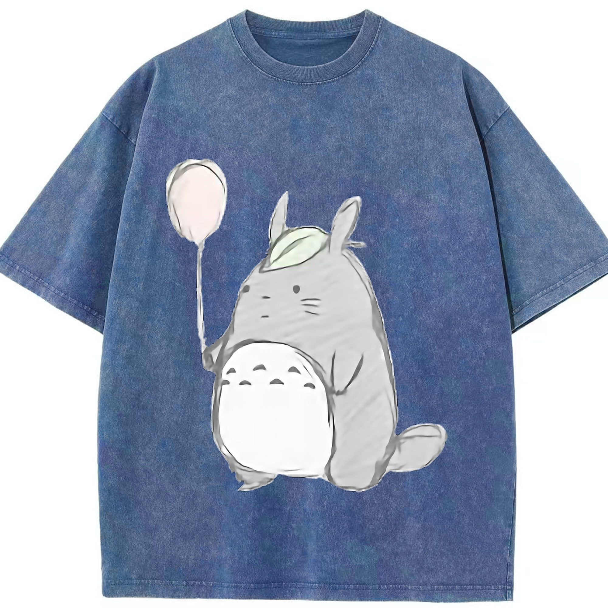 （画像用） となりのトトロ 草壁メイ 草壁サツキ My Neighbor Totoro Satsuki Kusakabe Mei Kusakabe 綿100% ヴィンテージ風 半袖Tシャツ（フロントプリント）