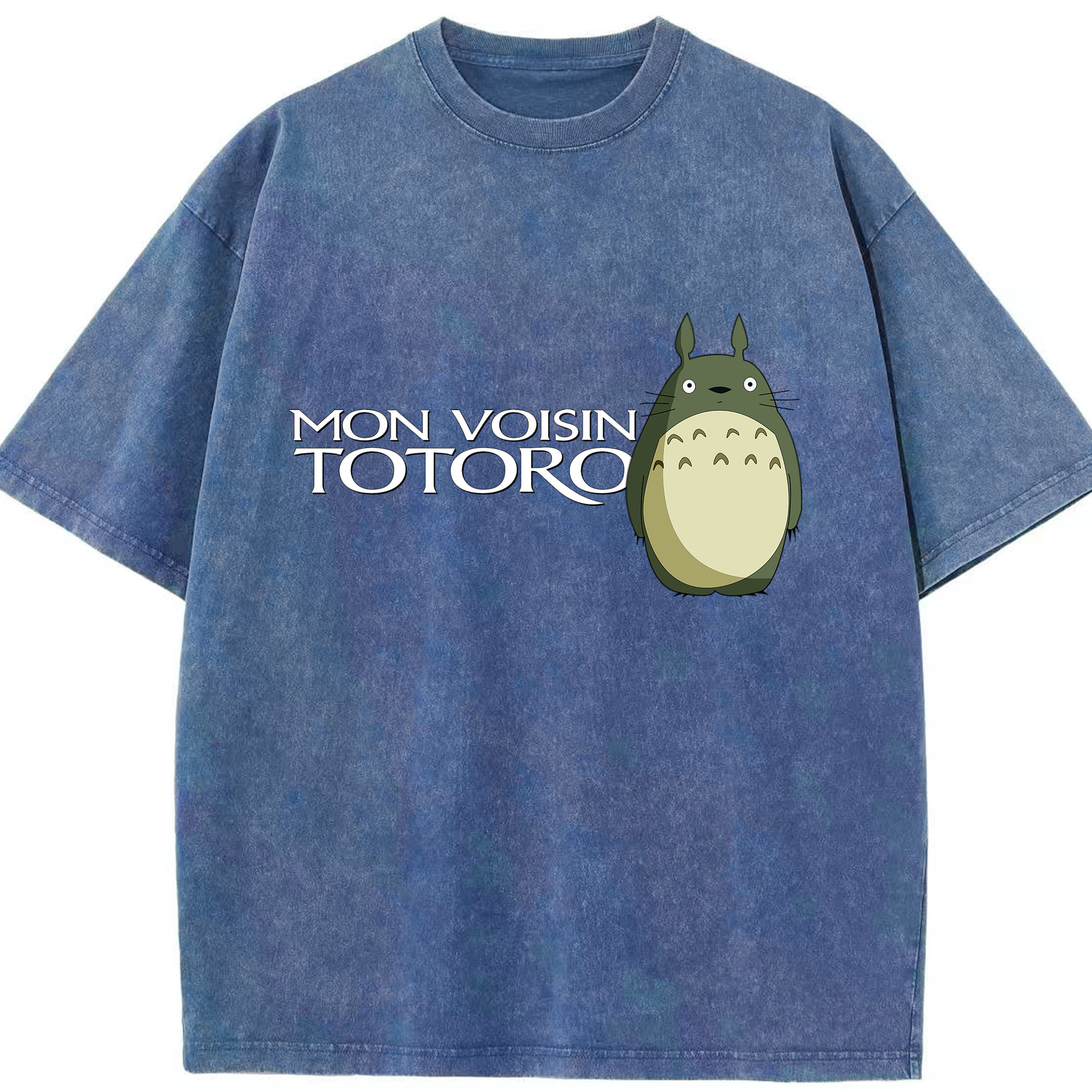 （画像用） となりのトトロ 草壁メイ 草壁サツキ My Neighbor Totoro Satsuki Kusakabe Mei Kusakabe 綿100% ヴィンテージ風 半袖Tシャツ（フロントプリント）