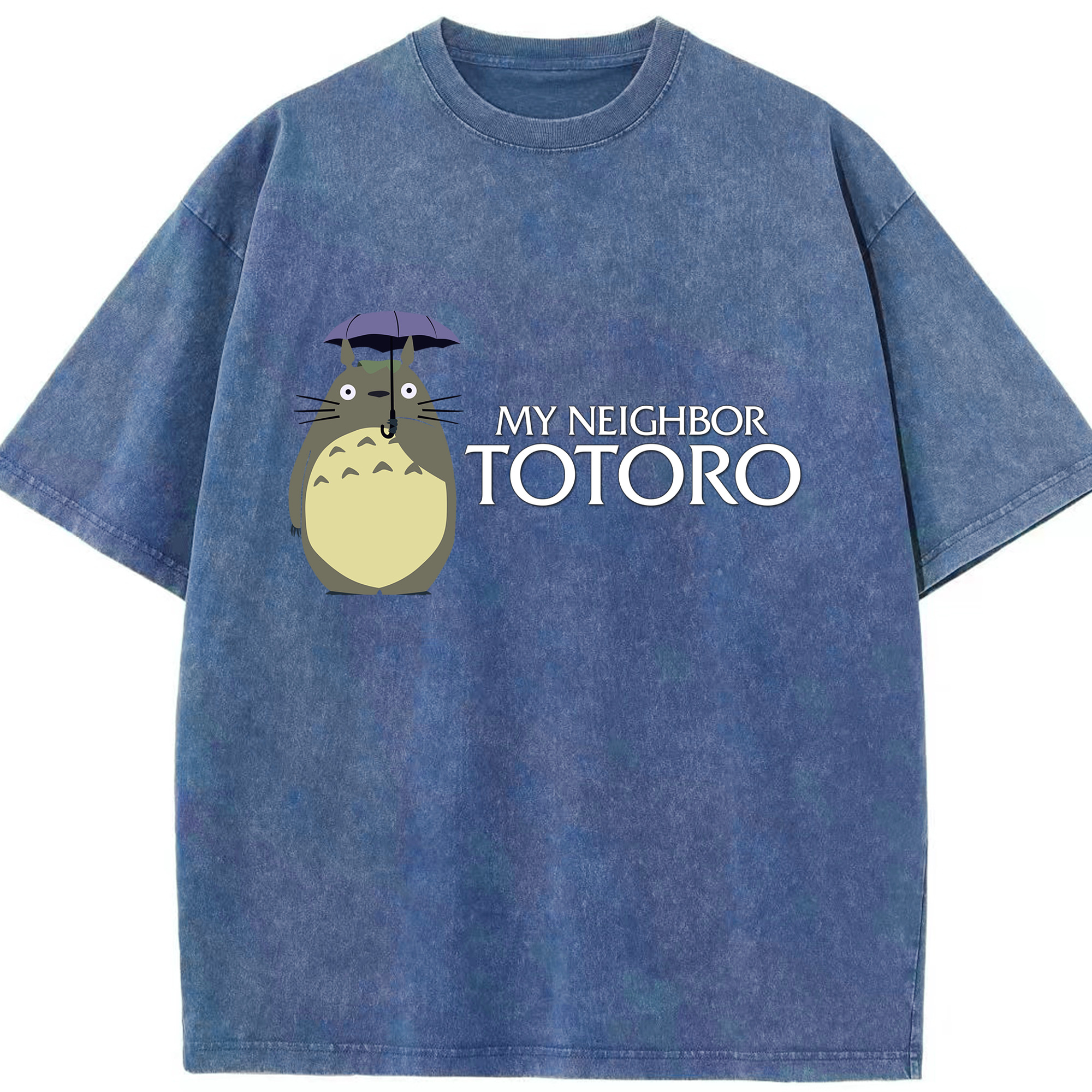 （画像用） となりのトトロ 草壁メイ 草壁サツキ My Neighbor Totoro Satsuki Kusakabe Mei Kusakabe 綿100% ヴィンテージ風 半袖Tシャツ（フロントプリント）